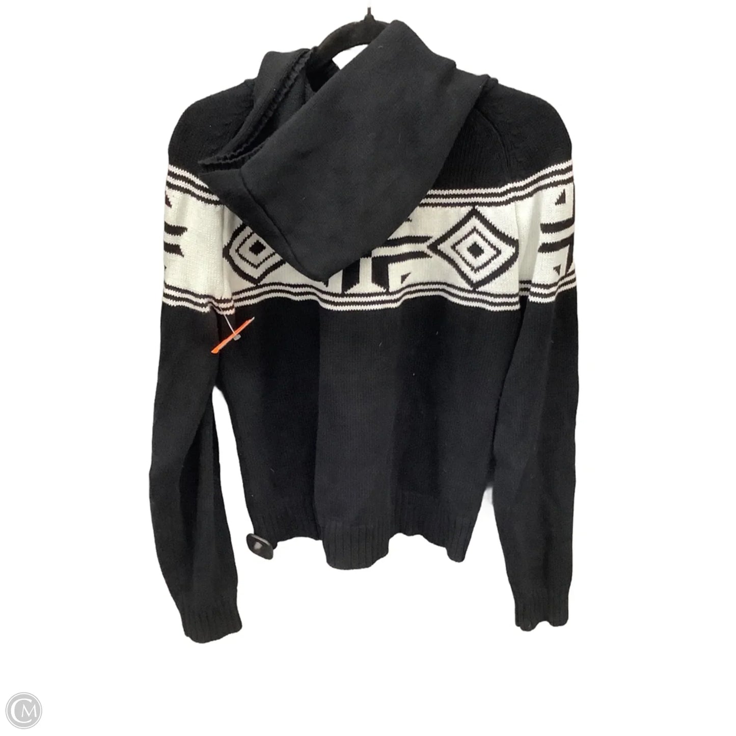 Sweater By Clothes Mentor In Black & White, Size: M