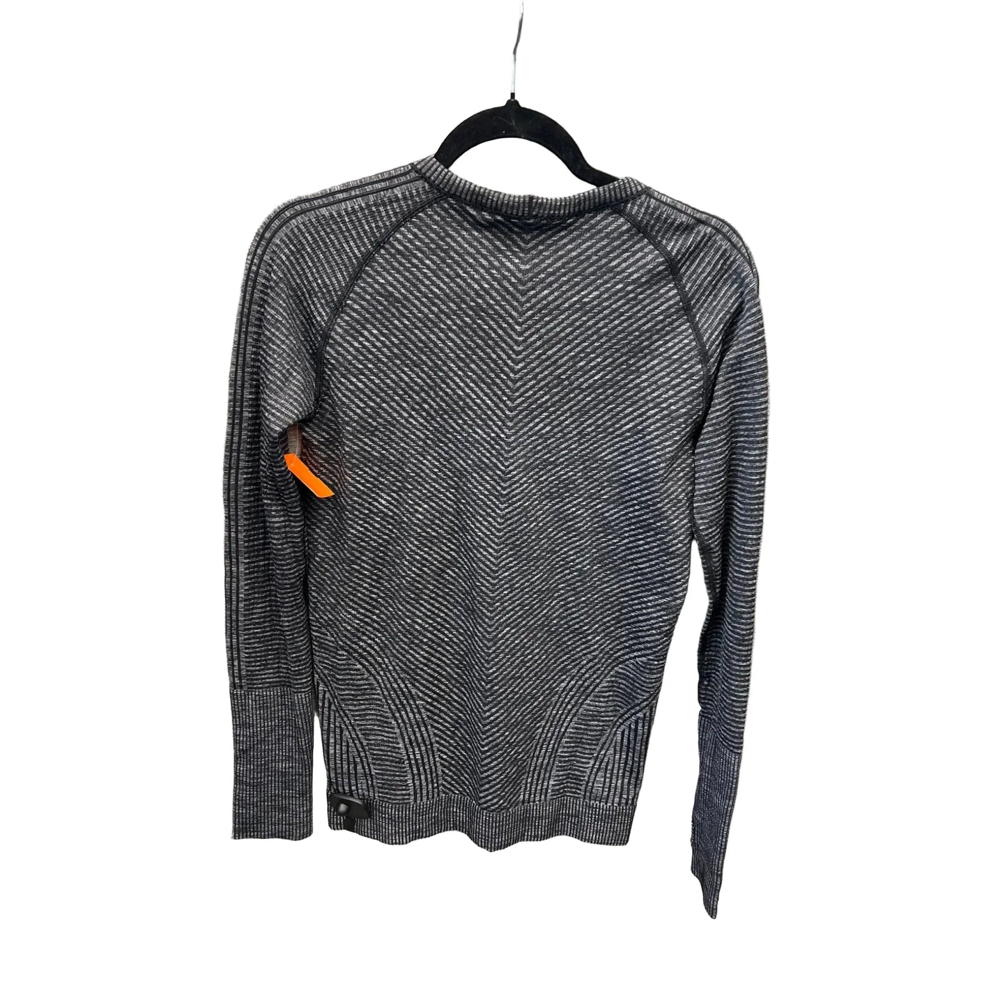 Athletic Top Long Sleeve Crewneck By Lululemon In Grey, Size: 10