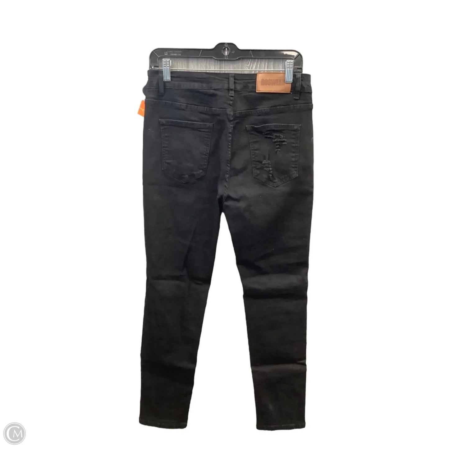 Jeans Skinny By Clothes Mentor In Black Denim, Size: 12