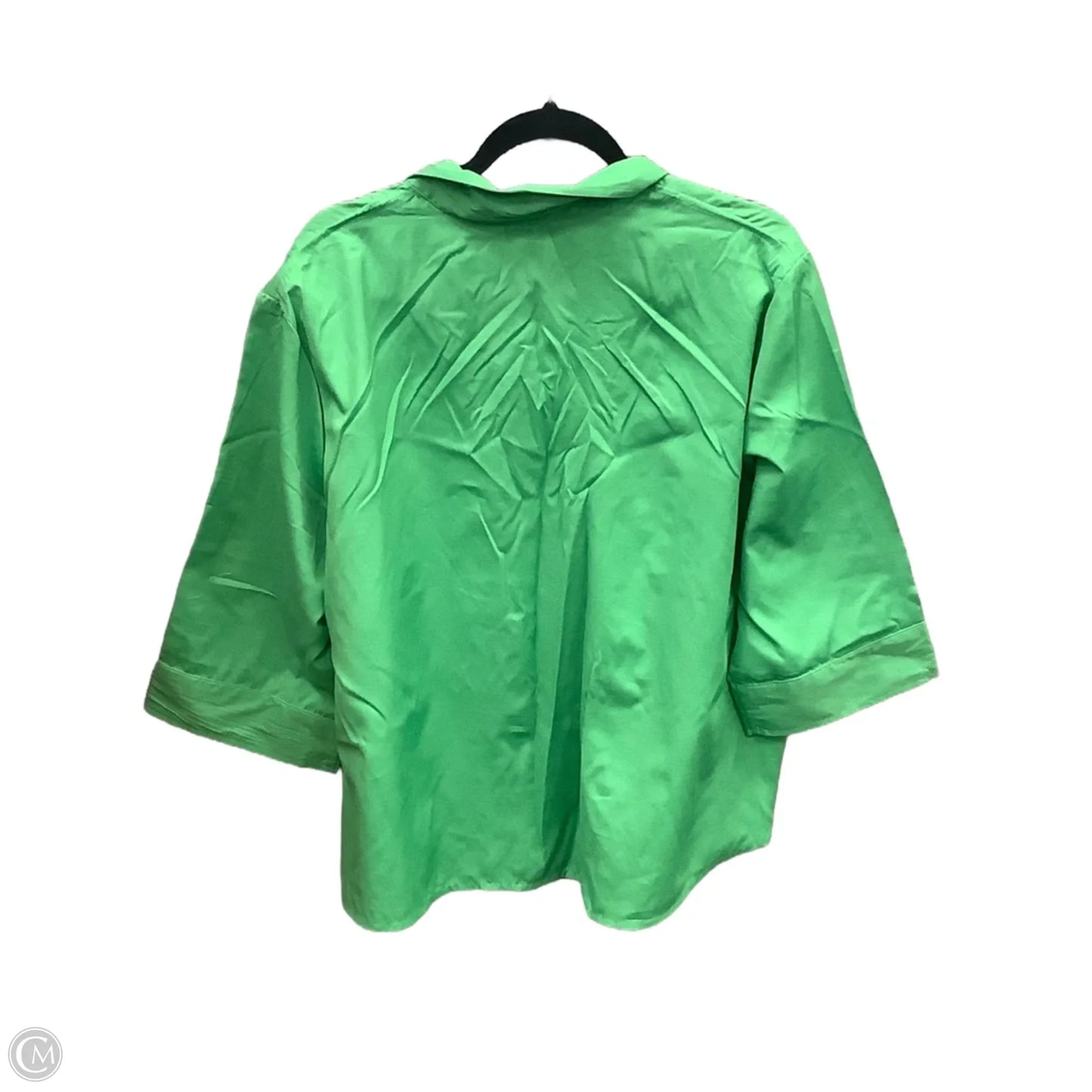 Top Short Sleeve By Blair In Green, Size: 2x