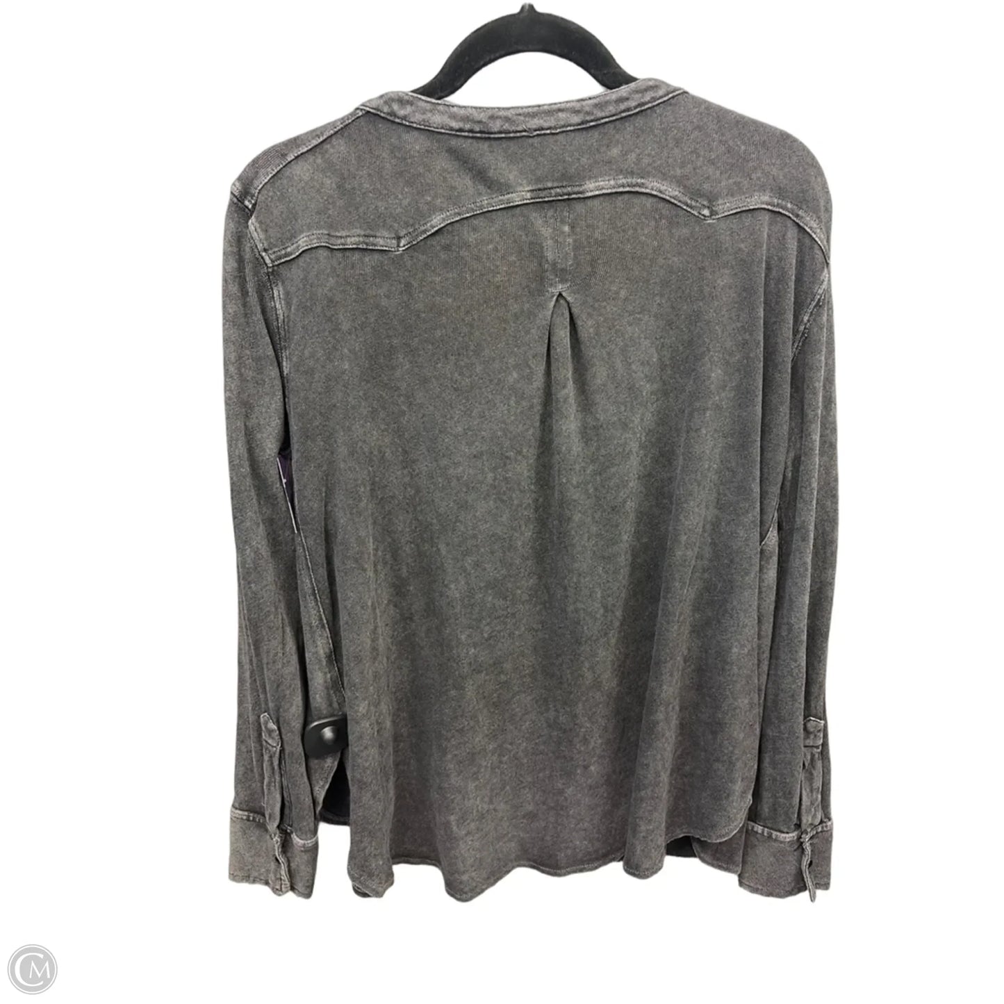 Top Long Sleeve By Free People In Black, Size: S