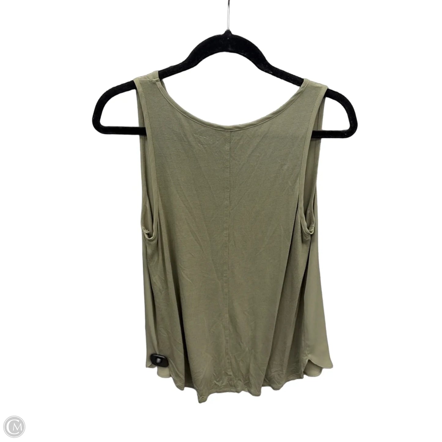 Top Sleeveless By Loft In Green, Size: M