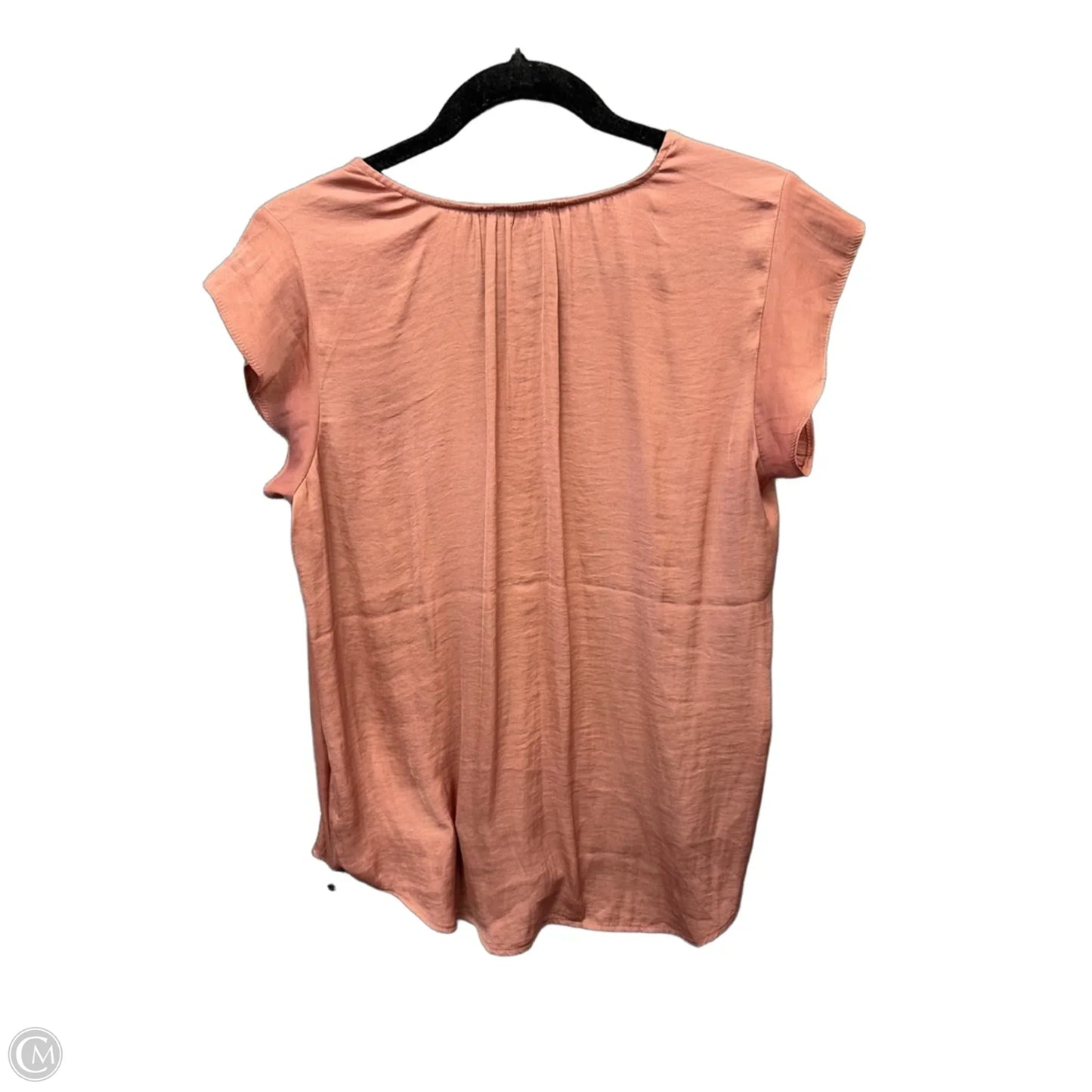 Blouse Short Sleeve By Jones New York In Pink, Size: S