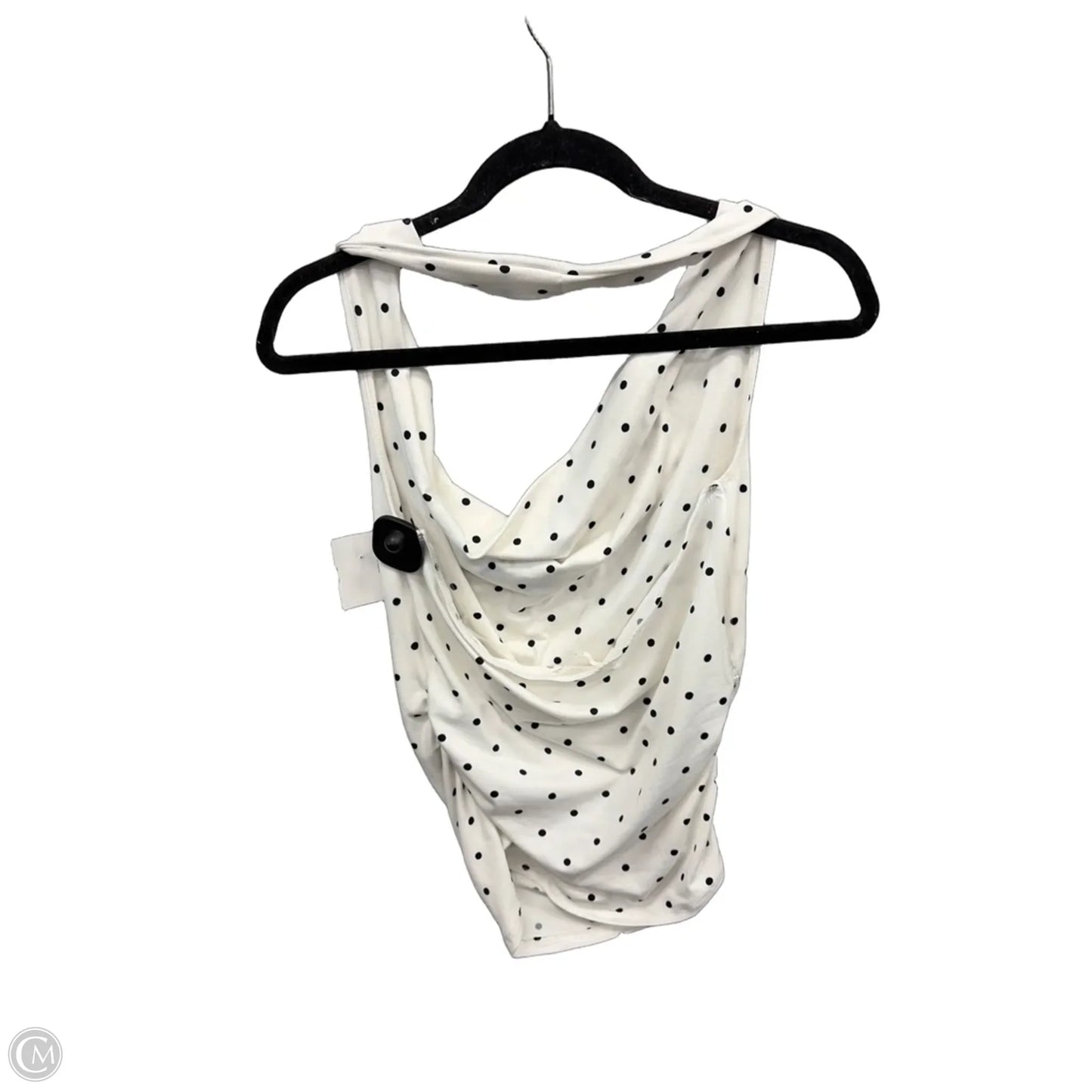Top Sleeveless By Timing In Polkadot Pattern, Size: L