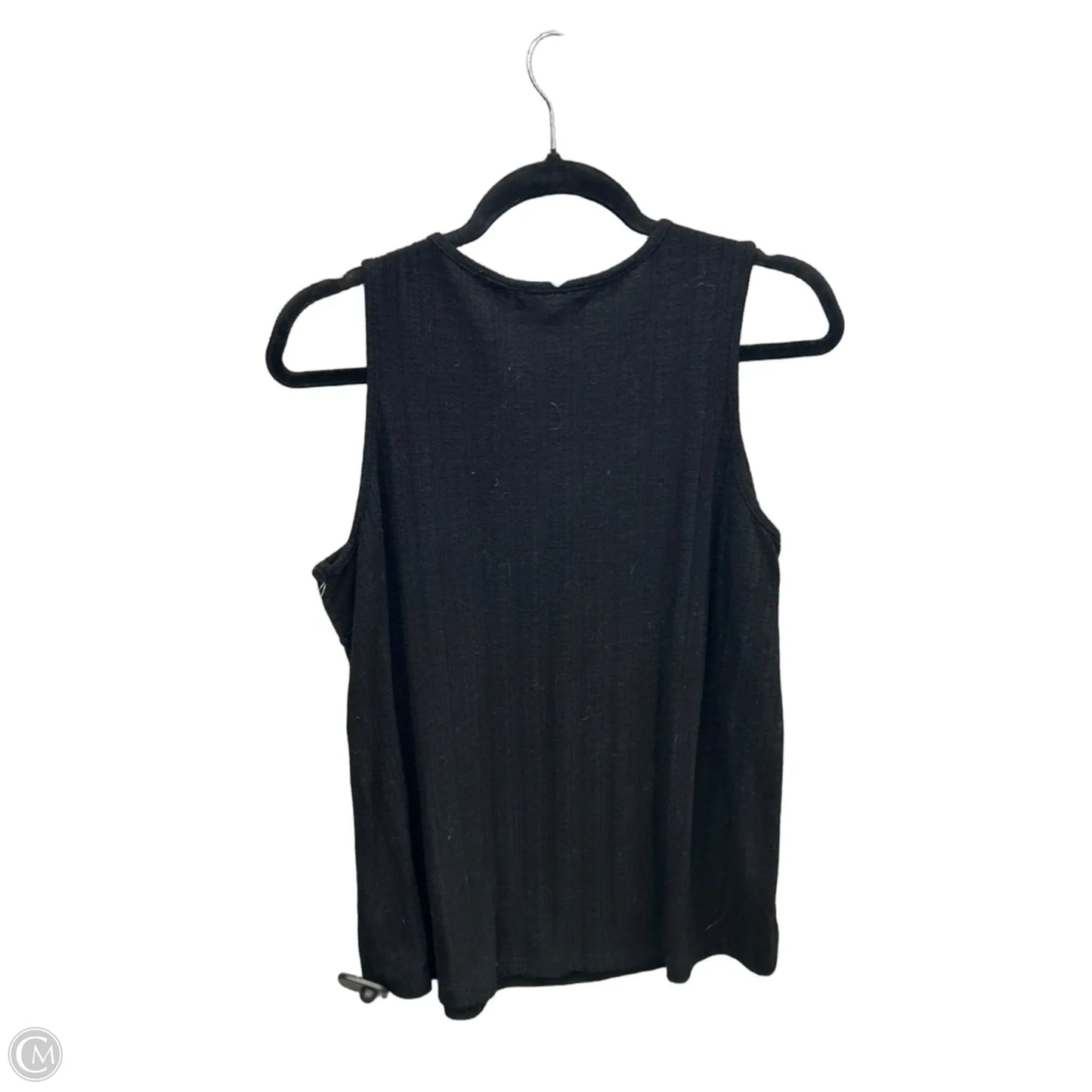 Top Sleeveless By Maurices In Black, Size: L