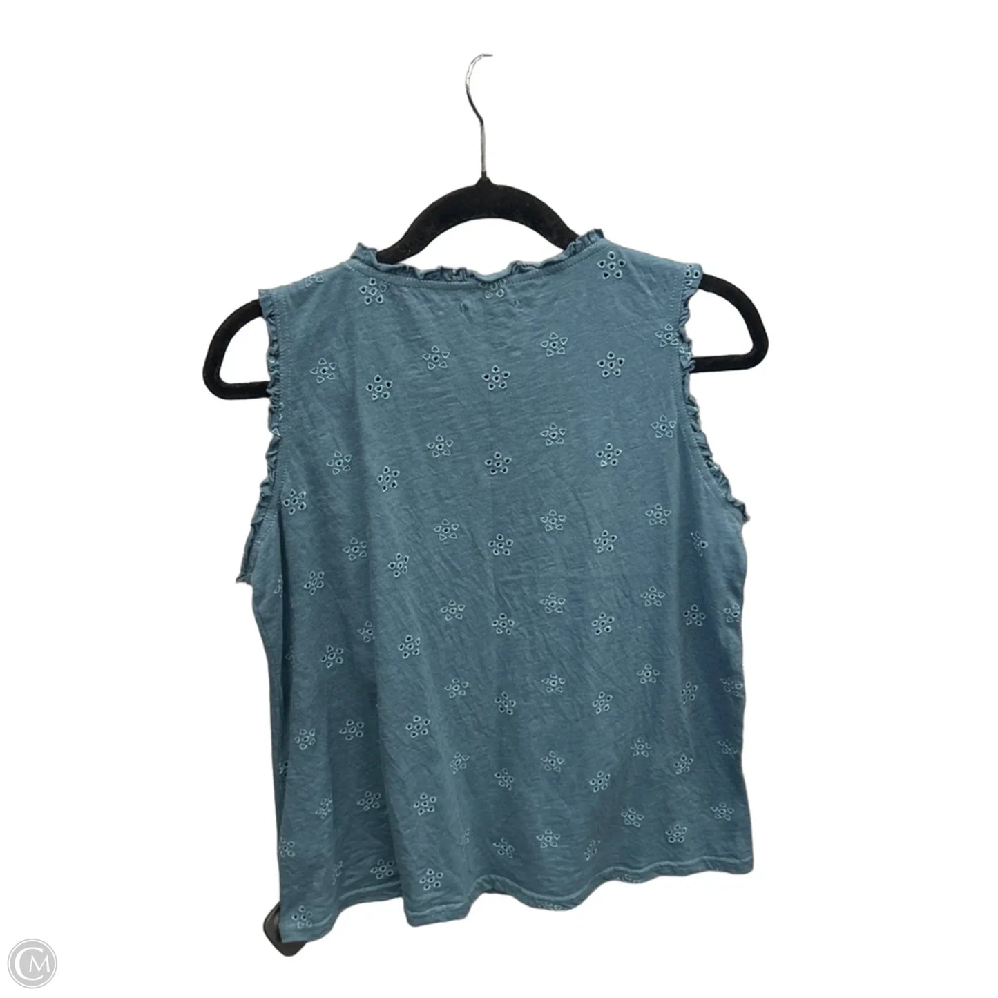 Top Sleeveless By Maurices In Blue, Size: L