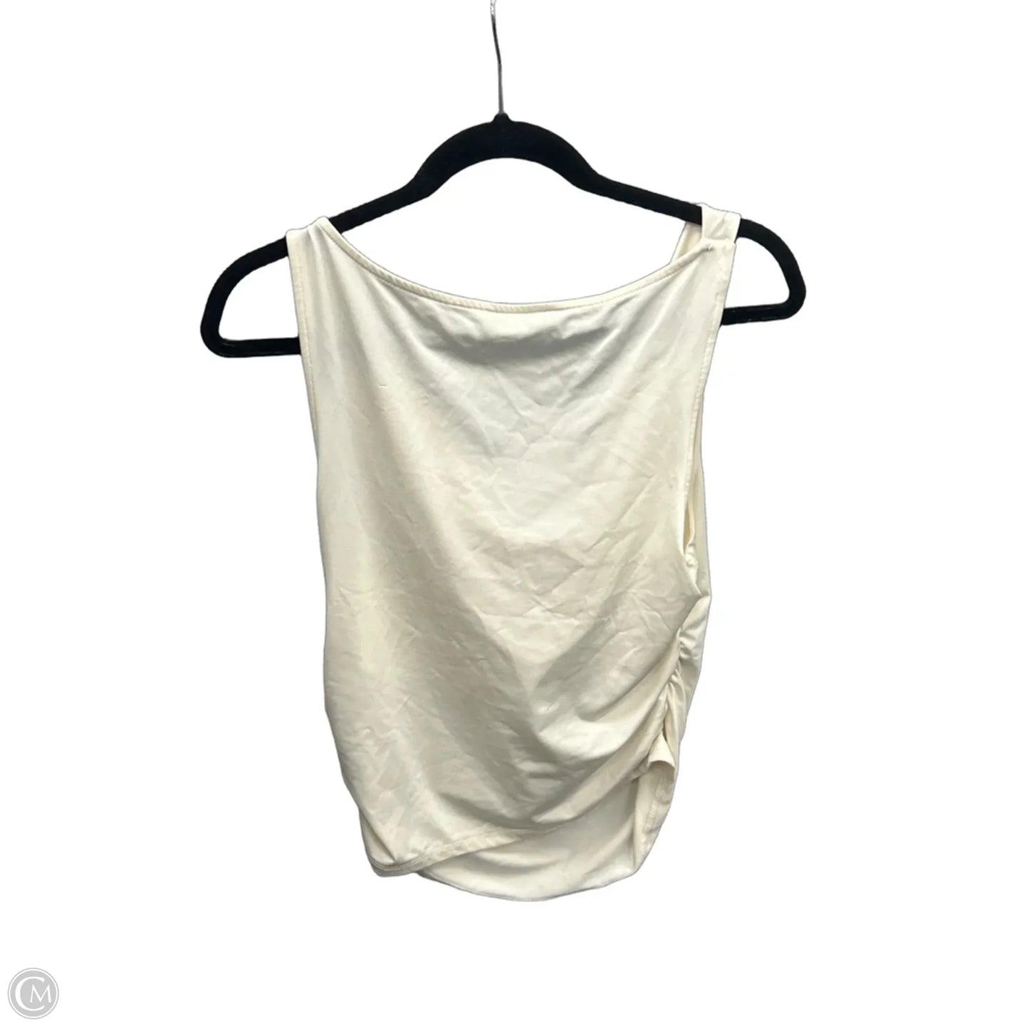 Top Sleeveless By Clothes Mentor In Cream, Size: L