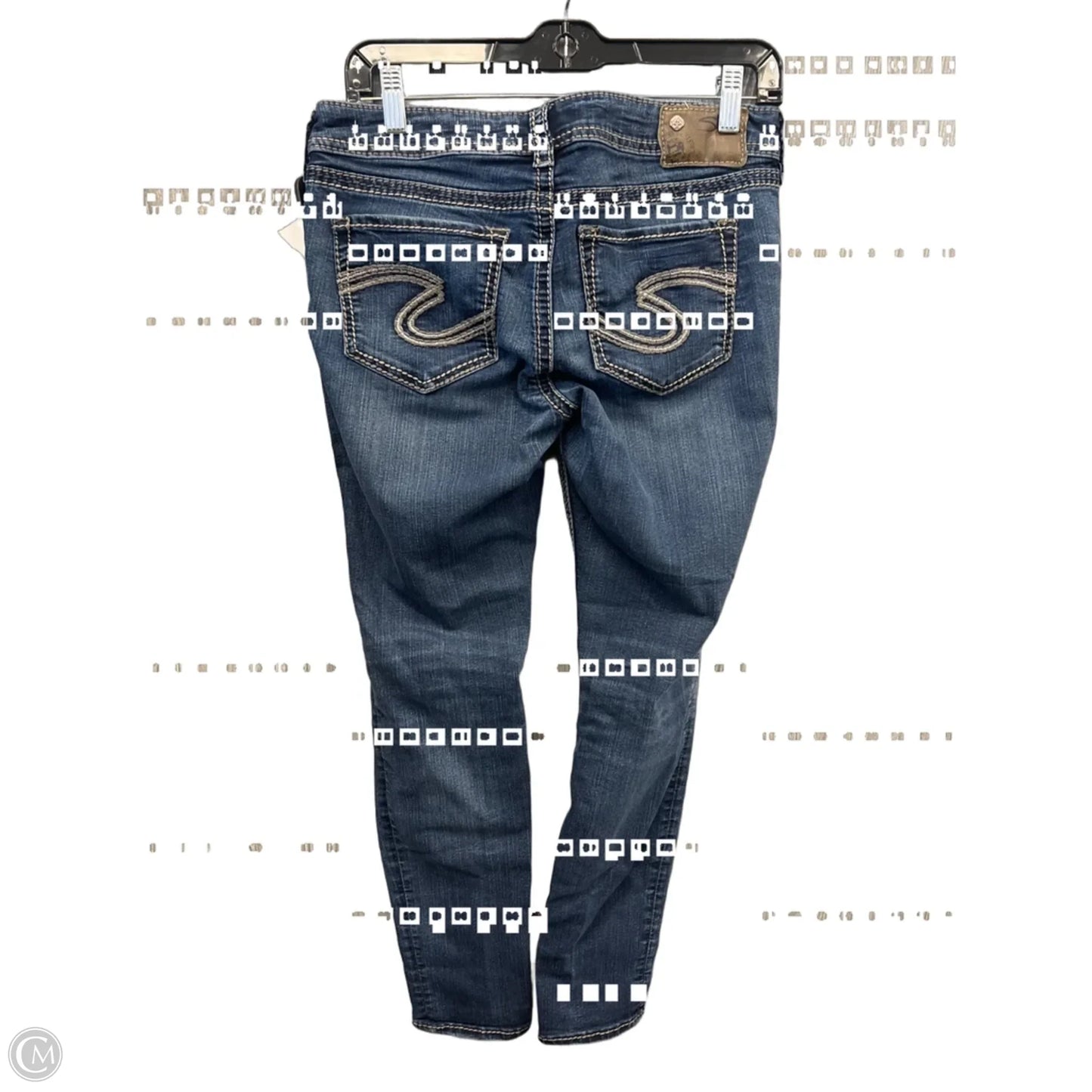 Jeans Skinny By Silver In Blue Denim, Size: 8