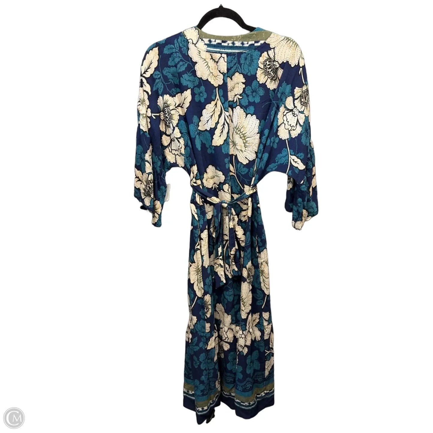 Dress Casual Maxi By Sofia By Sofia Vergara In Blue & Green, Size: L