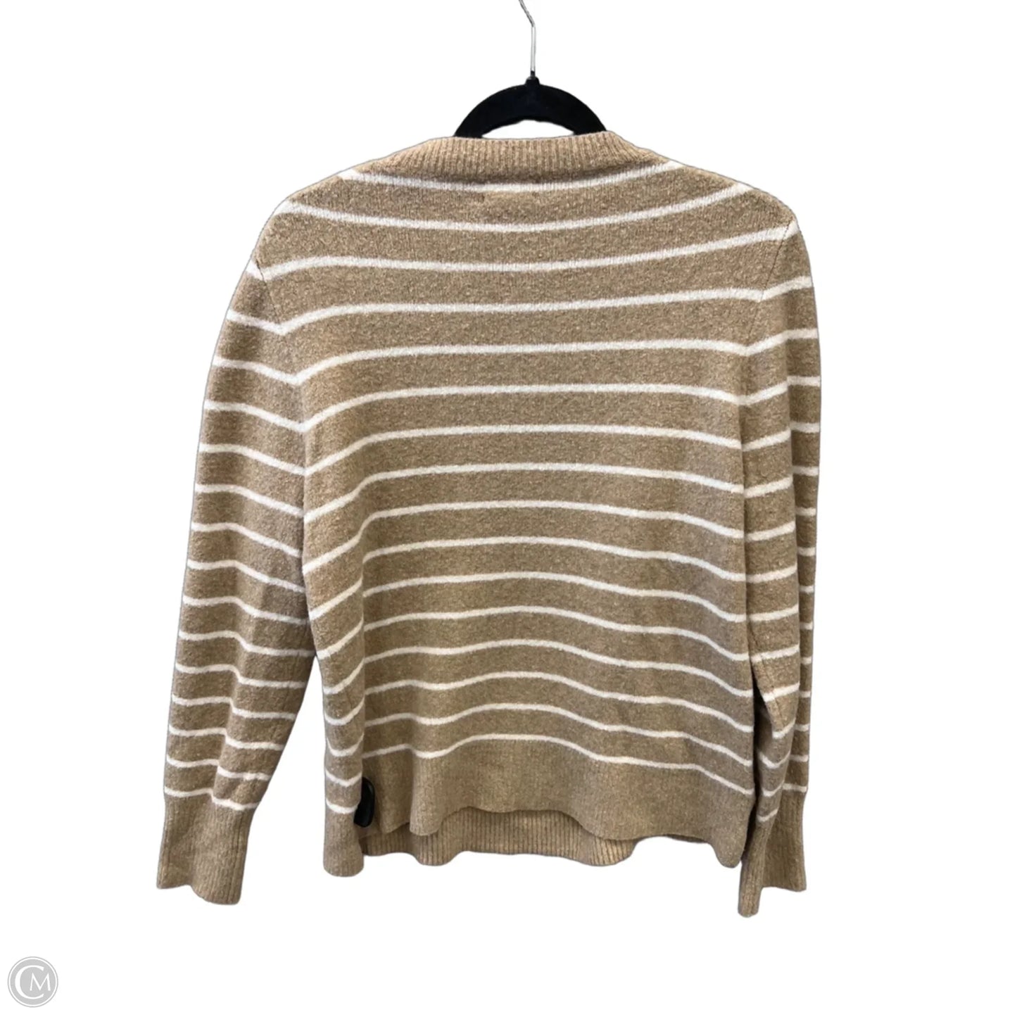 Sweater By J. Crew In Brown & White, Size: M