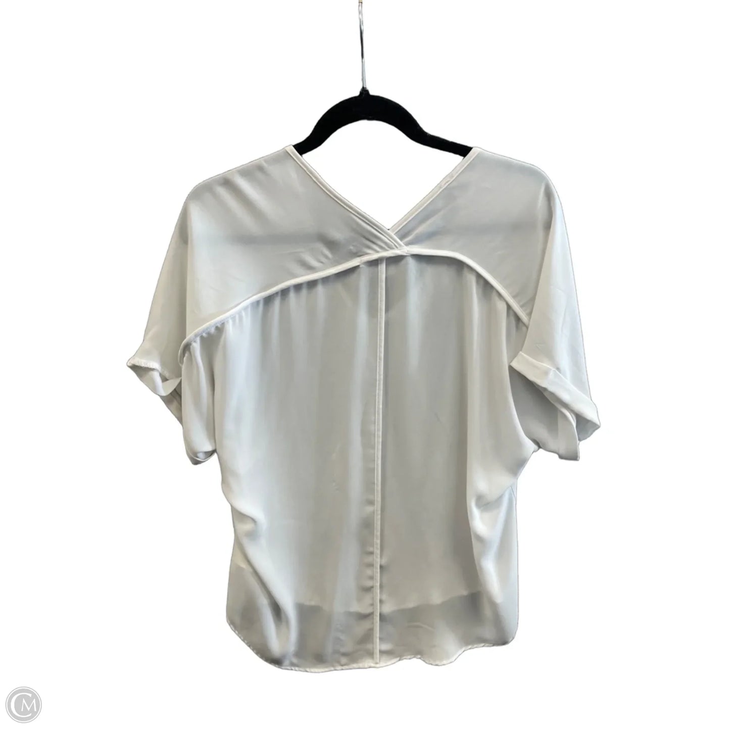 Top Short Sleeve By Miami In White, Size: S