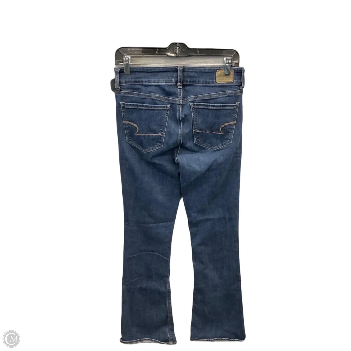 Jeans Boot Cut By American Eagle In Blue Denim, Size: 8