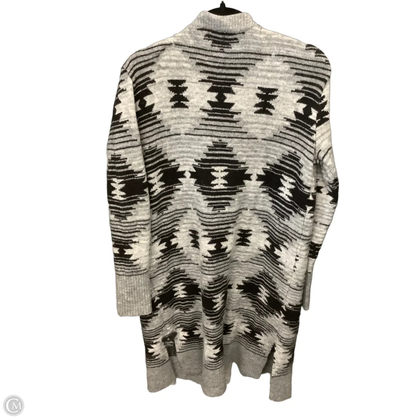 Sweater Cardigan By Time And Tru In Grey, Size: M