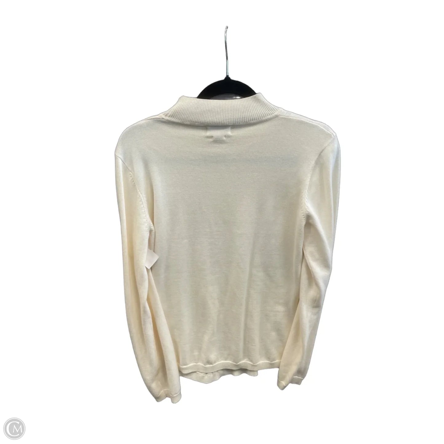 Sweater By Van Heusen In Cream, Size: M
