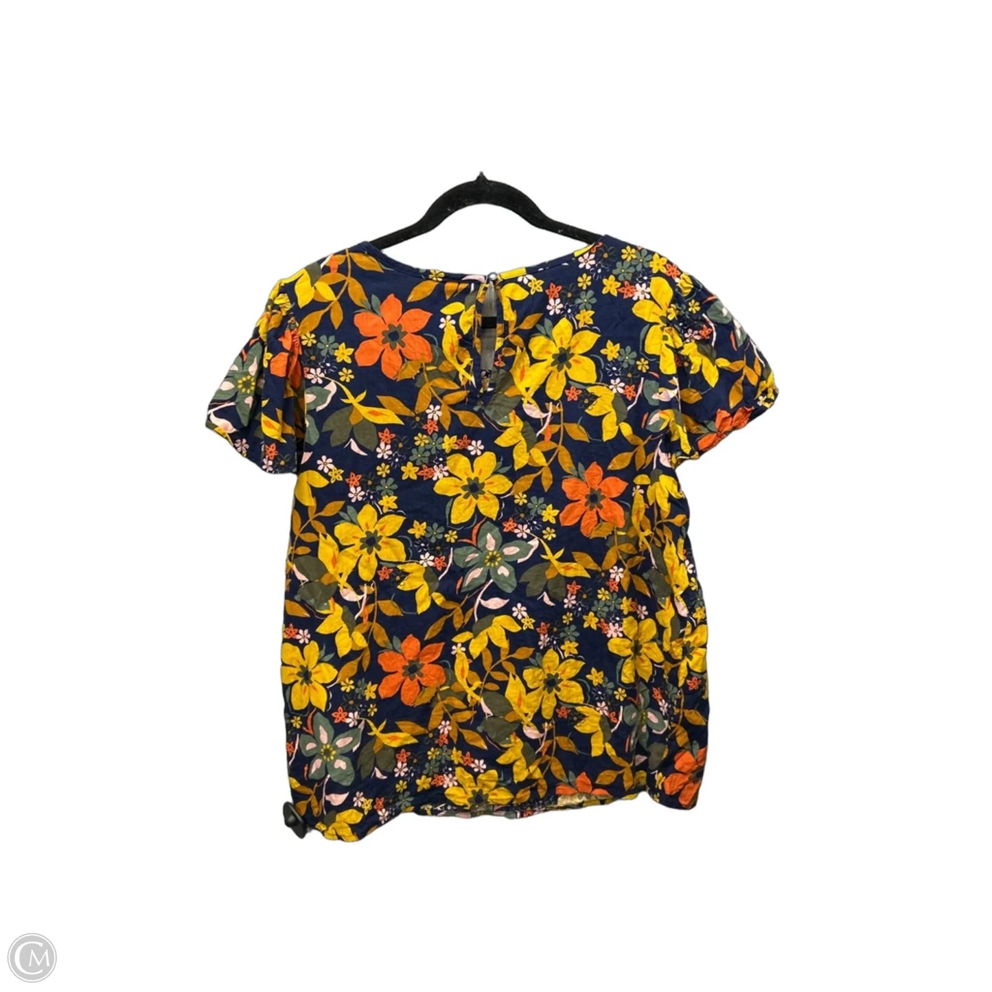 Top Short Sleeve By St Johns Bay In Navy, Size: L