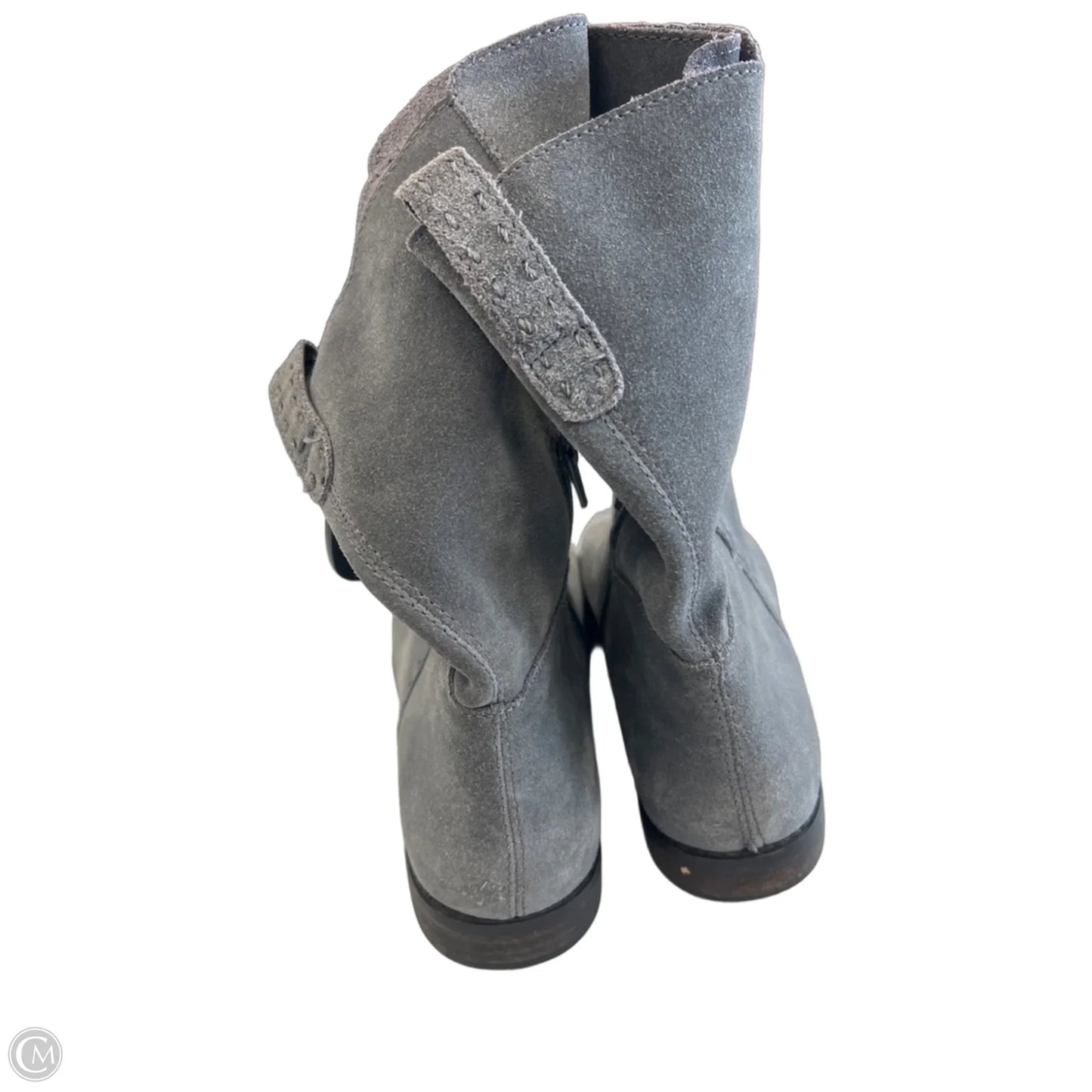 Boots Ankle Flats By Lands End In Grey, Size: 7