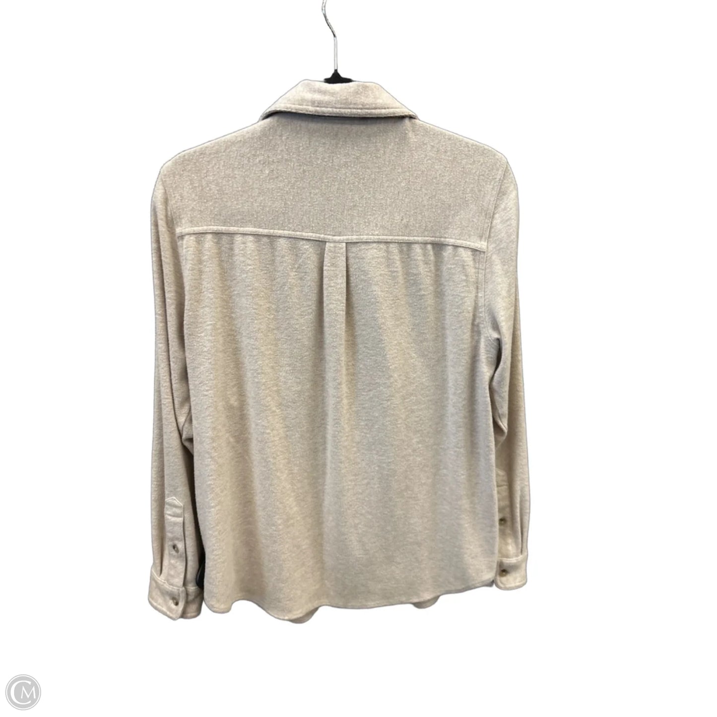 Top Long Sleeve By Beachlunchlounge In Cream, Size: M