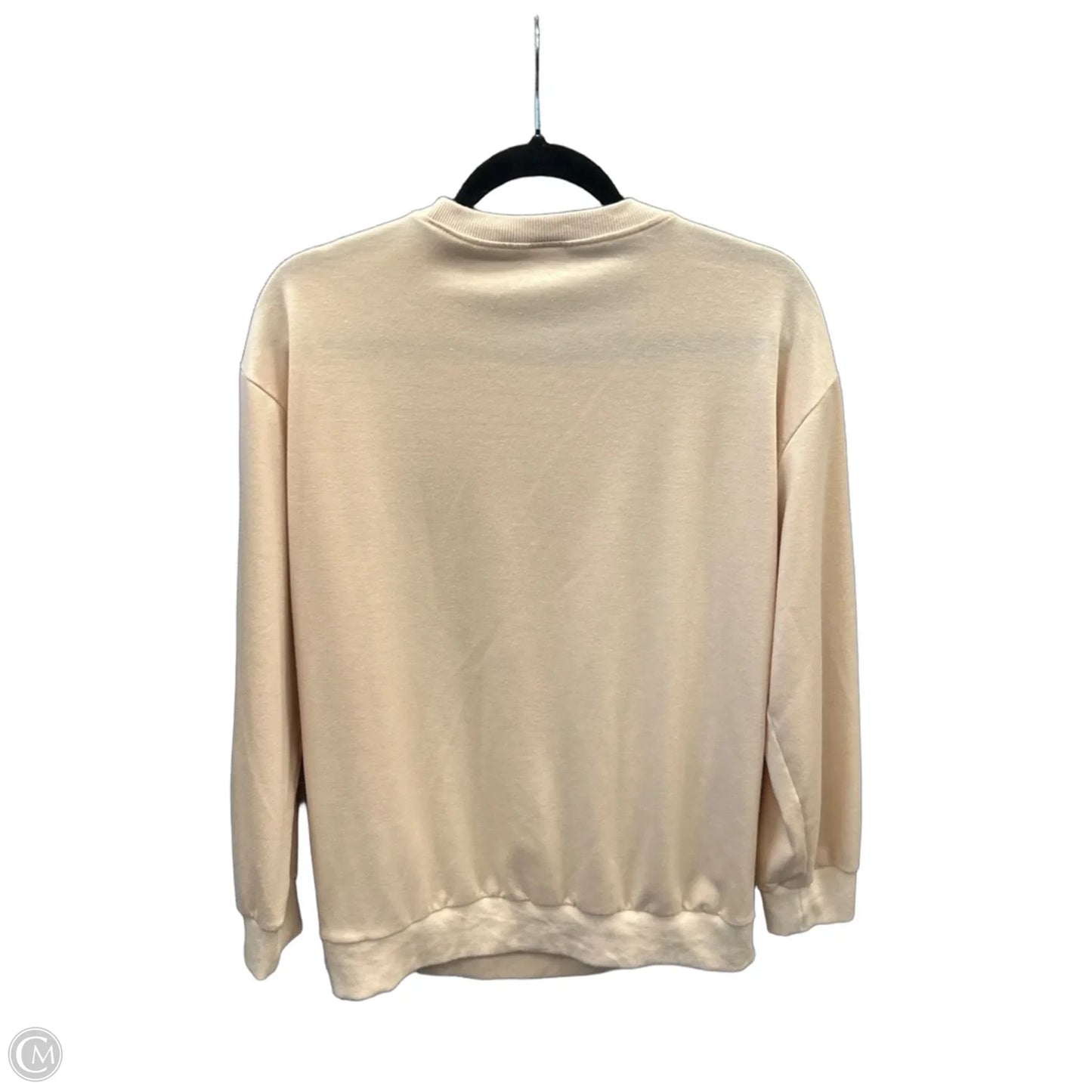 Top Long Sleeve By Clothes Mentor In Cream, Size: M