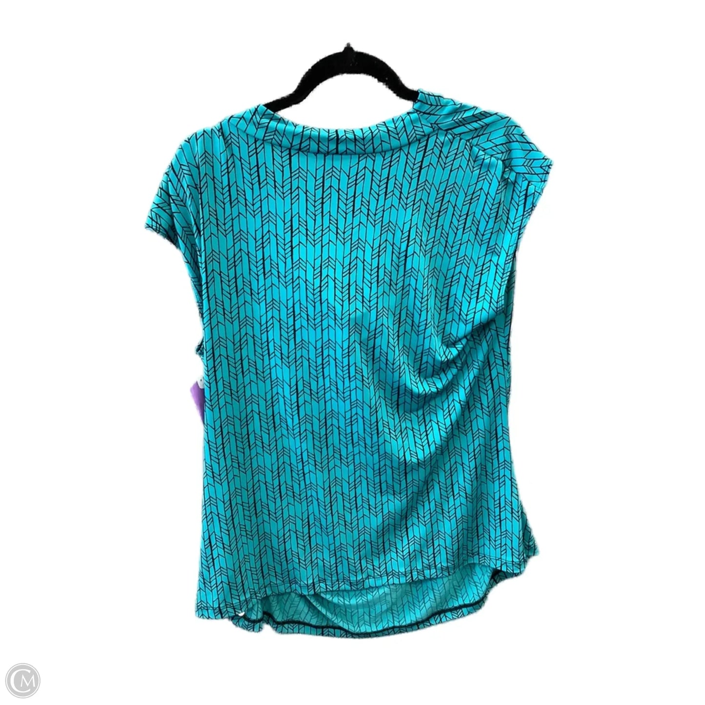 Top Sleeveless By Worthington In Blue, Size: 2x