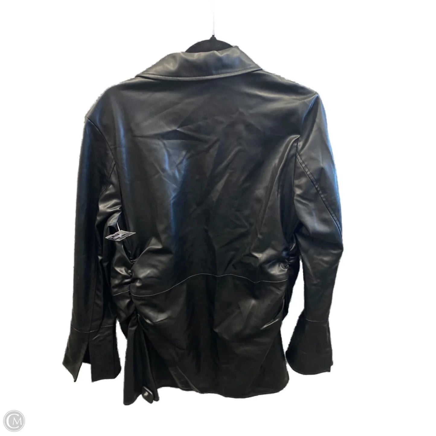 Coat Trench Coat By Zara In Black, Size: Xl