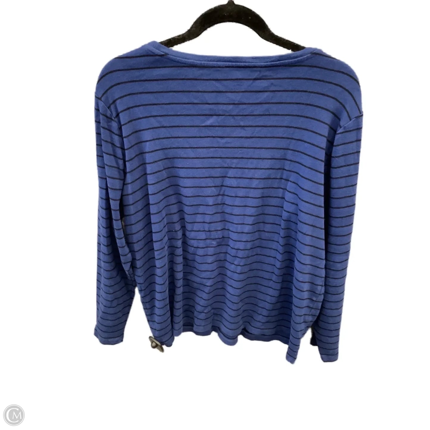 Top Long Sleeve By Cj Banks In Blue, Size: 1x