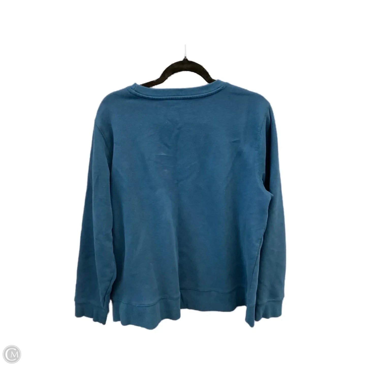 Athletic Top Long Sleeve Crewneck By Tek Gear In Blue, Size: Xl