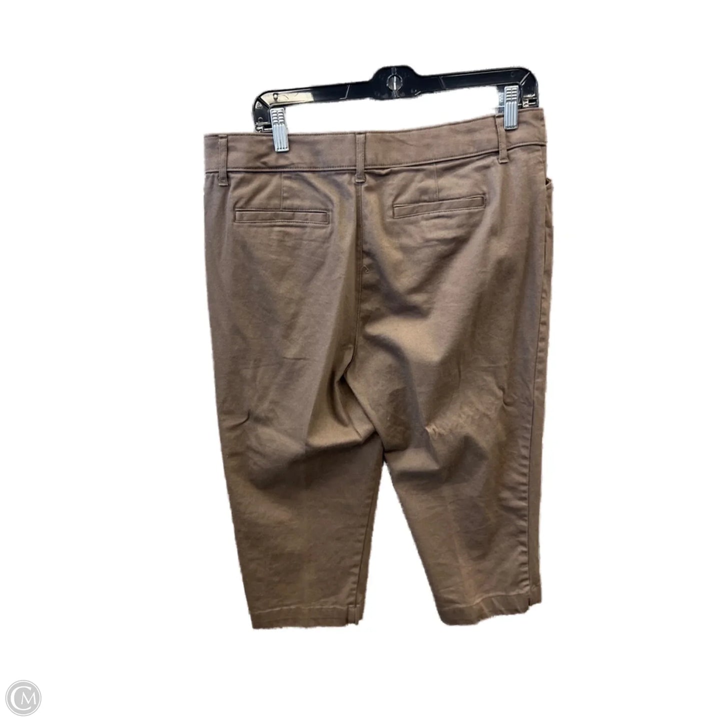 Capris By St Johns Bay In Brown, Size: 14