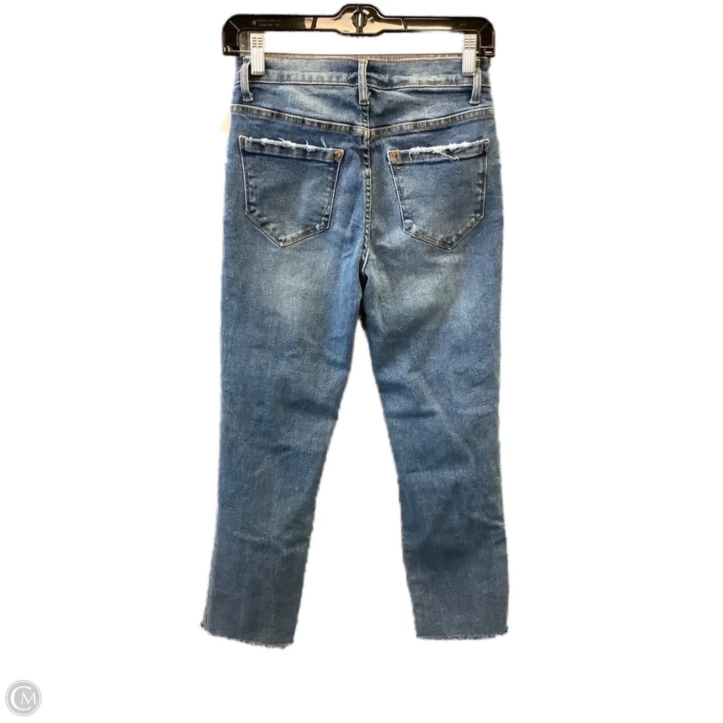 Jeans Straight By Kensie In Blue Denim, Size: 4