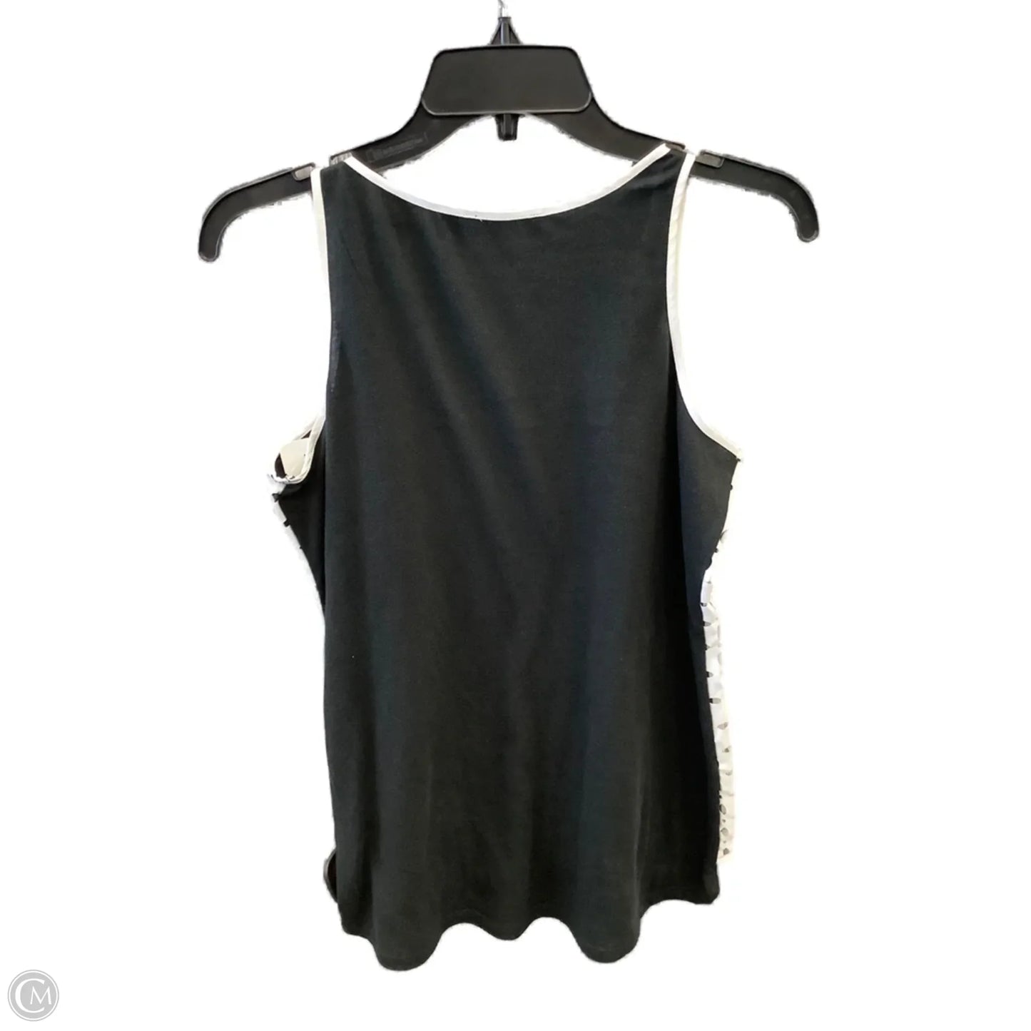 Top Sleeveless By Limited In Black & White, Size: M