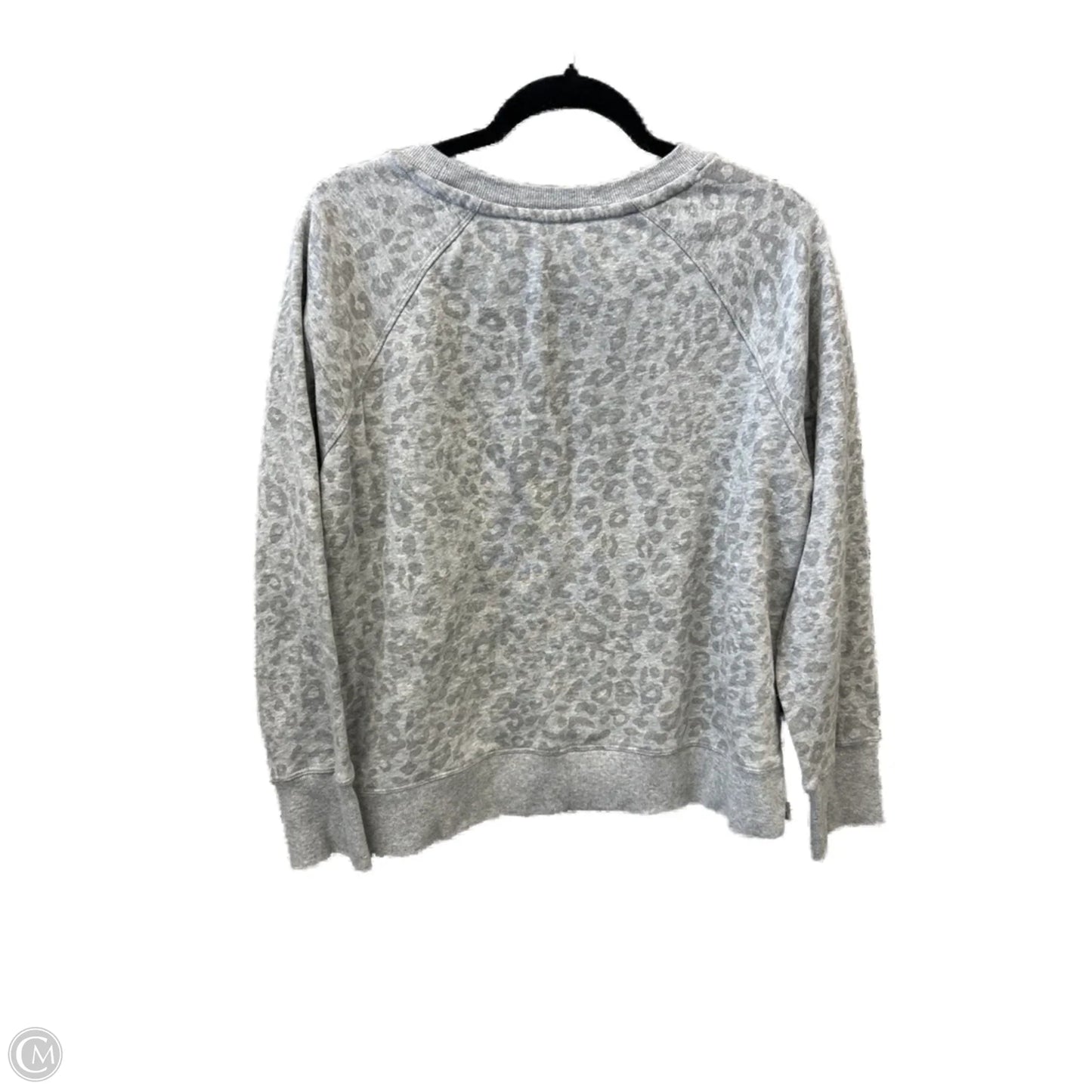 Sweatshirt Crewneck By Calvin Klein In Grey, Size: Xl