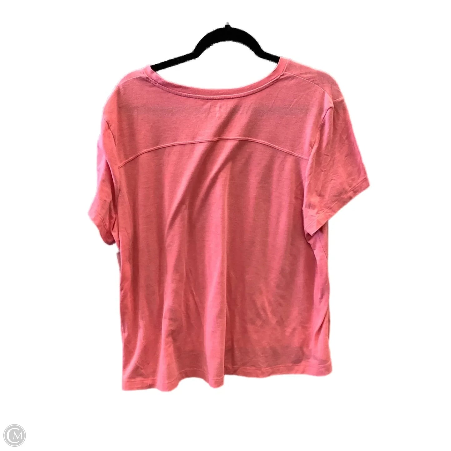 Athletic Top Short Sleeve By Avia In Pink, Size: 3x