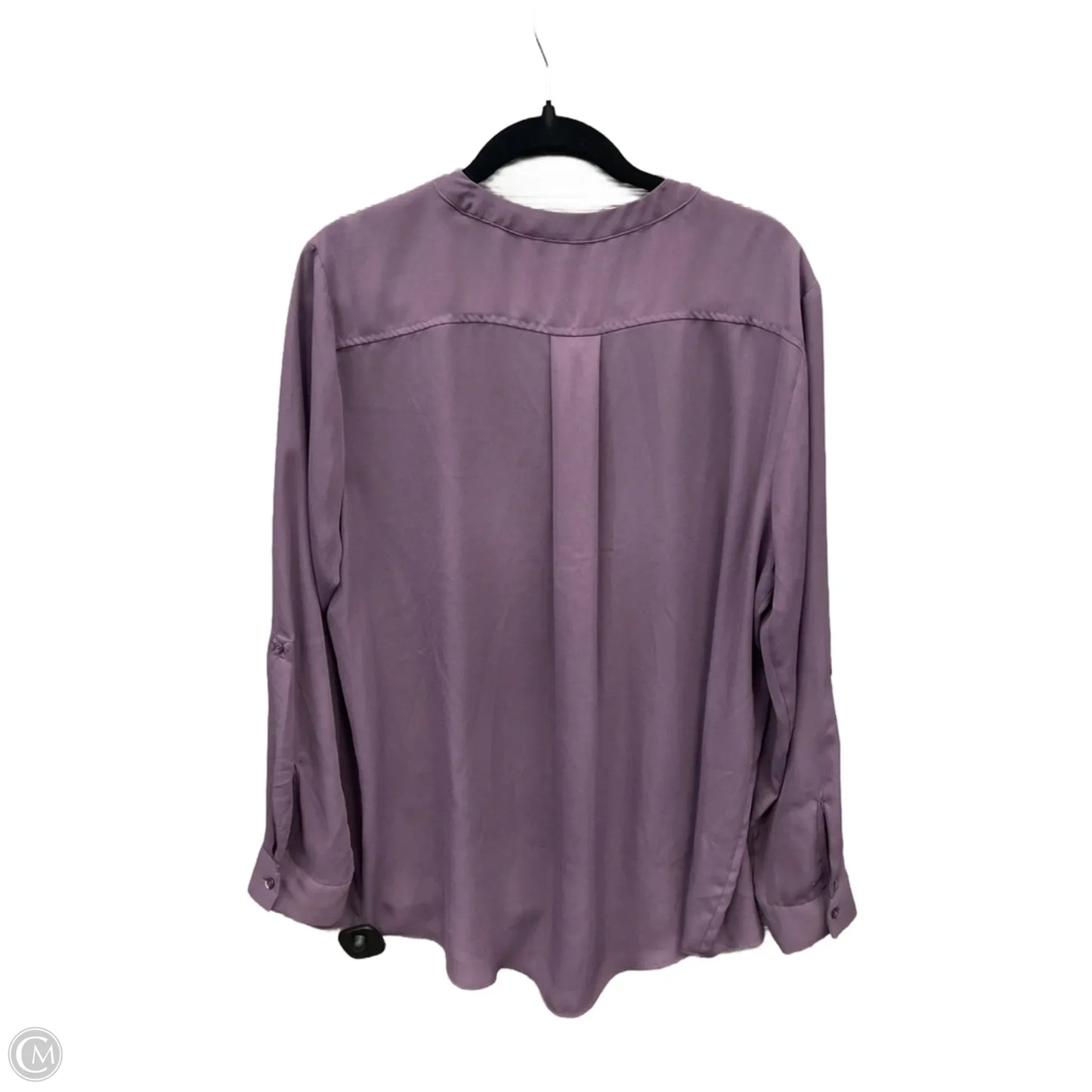 Top Long Sleeve By Simply Vera In Purple, Size: Xl
