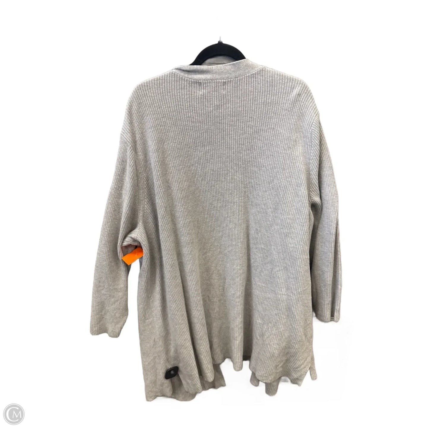 Sweater Cardigan By Old Navy In Grey, Size: 3x