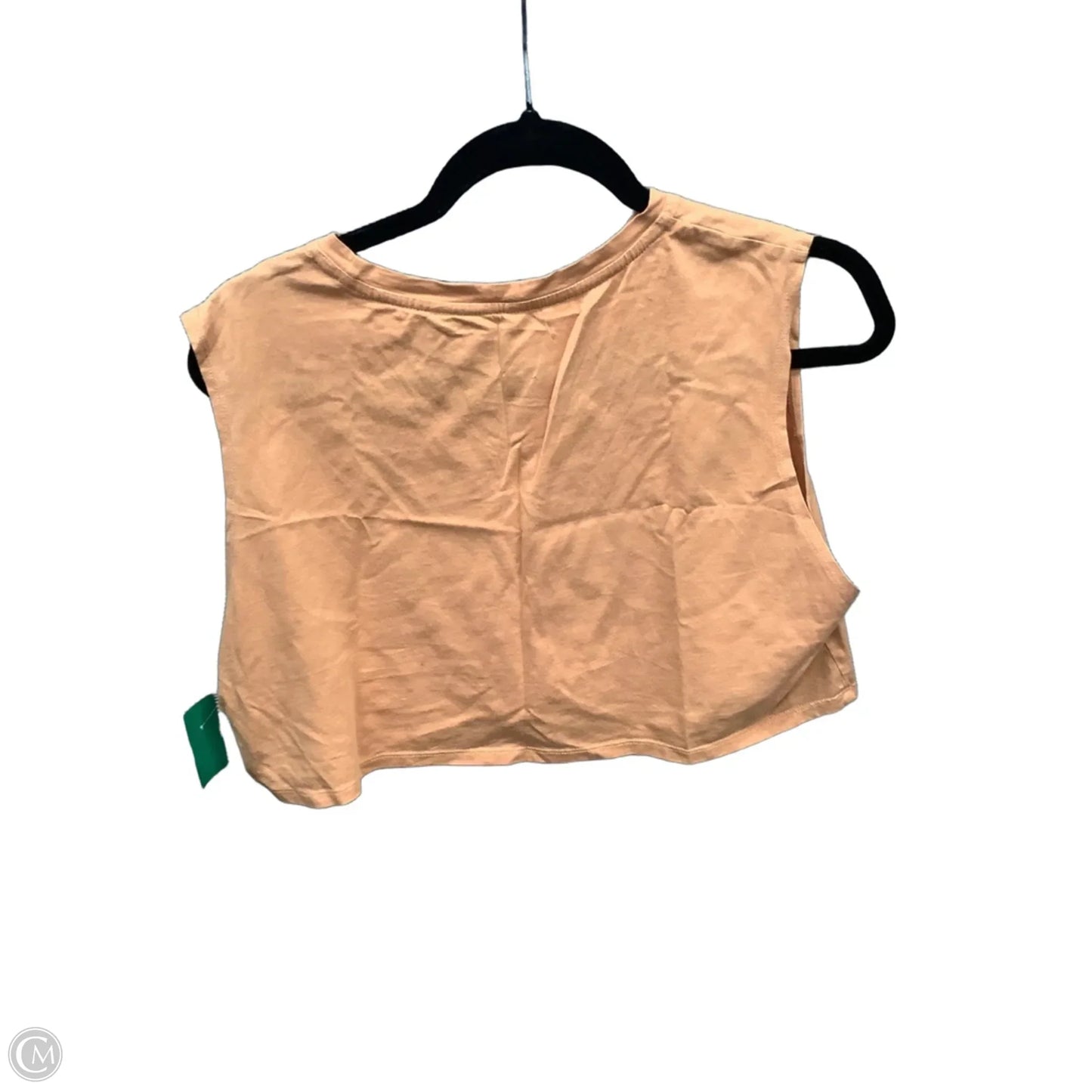 Top Sleeveless Basic By Shein In Orange, Size: L
