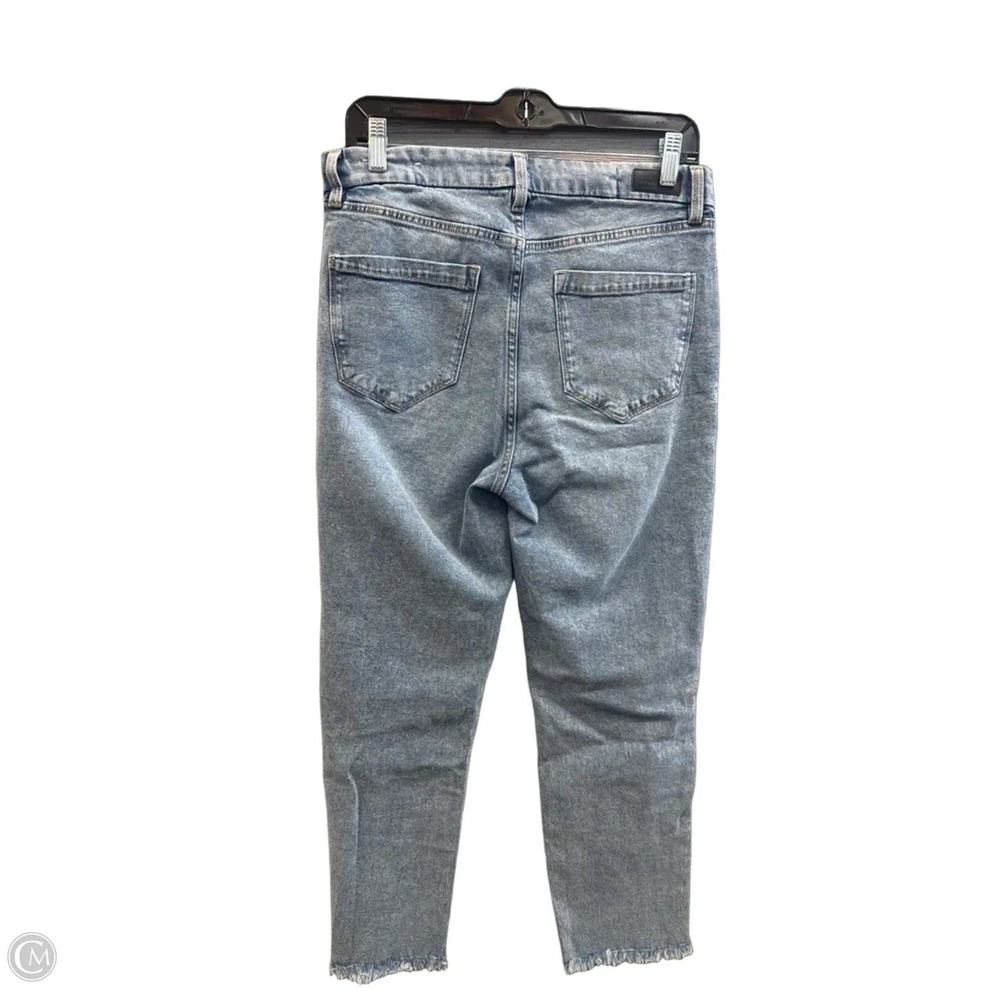 Jeans Straight By Nicole Miller In Blue Denim, Size: 10