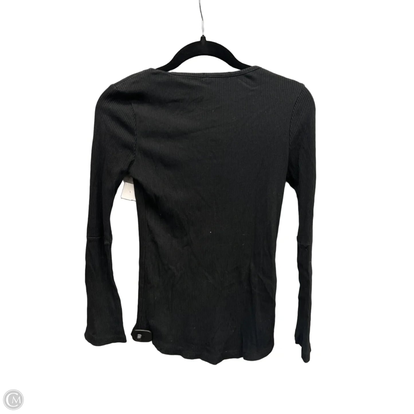 Top Long Sleeve By Clothes Mentor In Black, Size: M