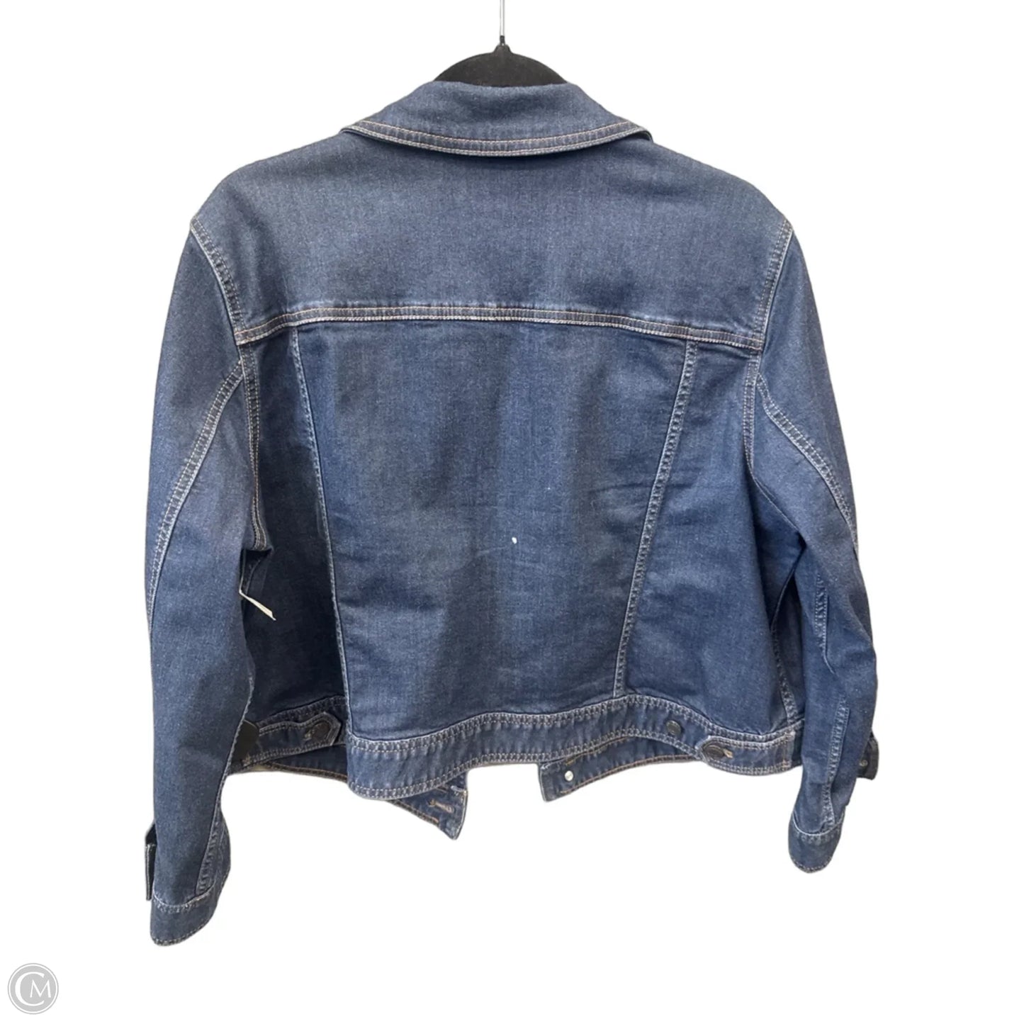 Jacket Denim By Talbots In Blue Denim, Size: 2x