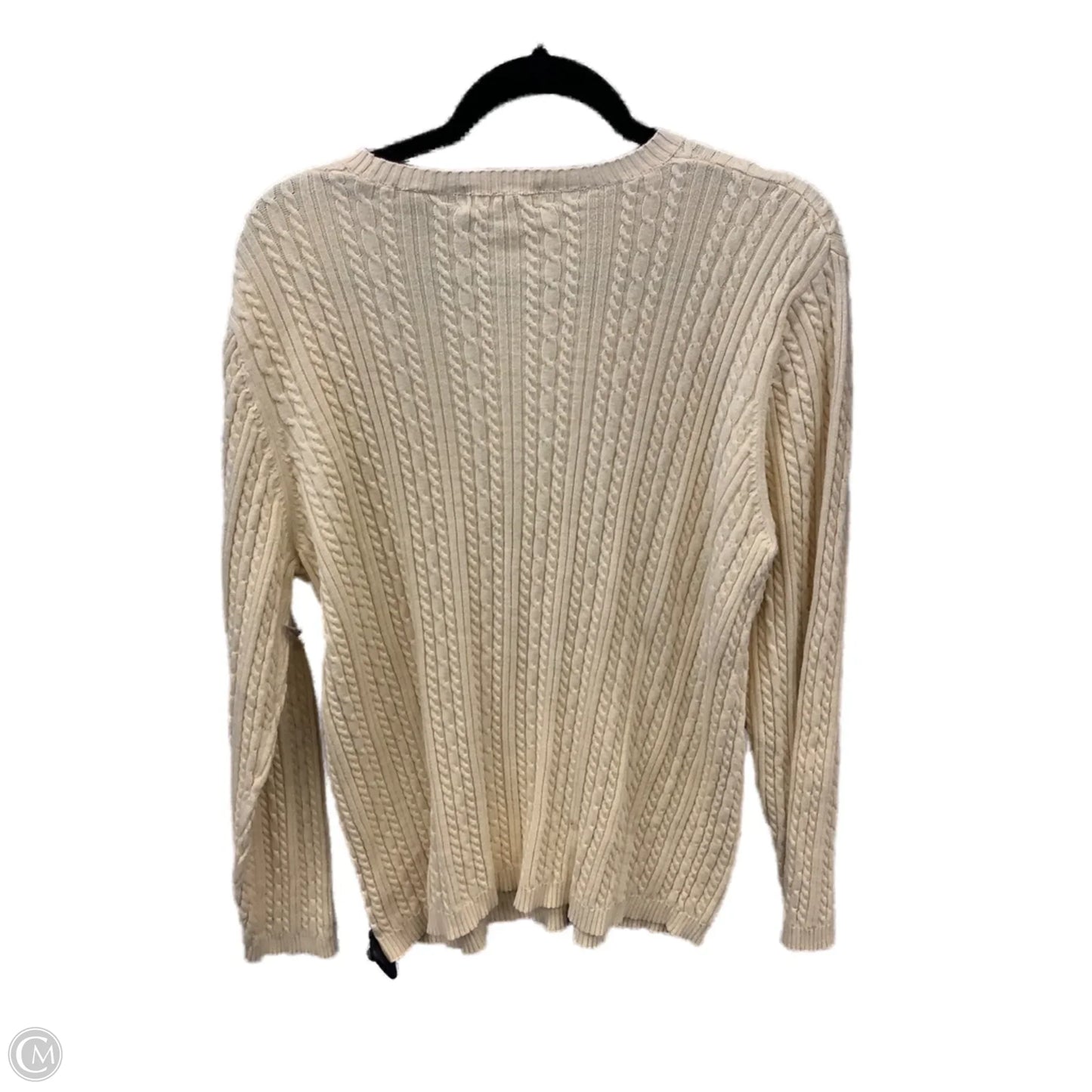 Sweater By Valerie Stevens In Yellow, Size: 1x