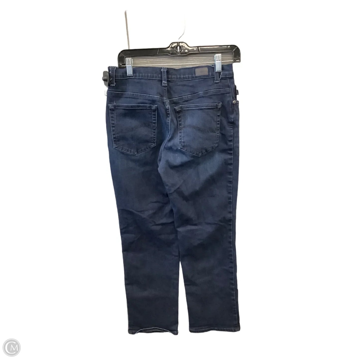 Jeans Straight By Lee In Blue Denim, Size: 8