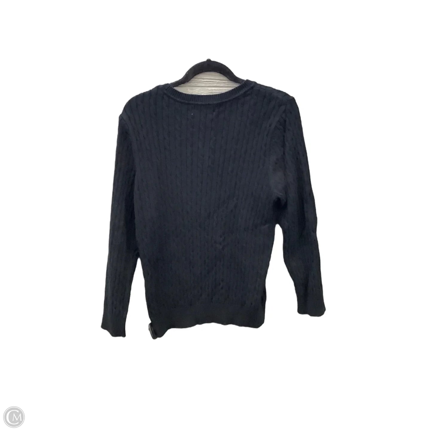 Sweater By Karen Scott In Black, Size: Xl