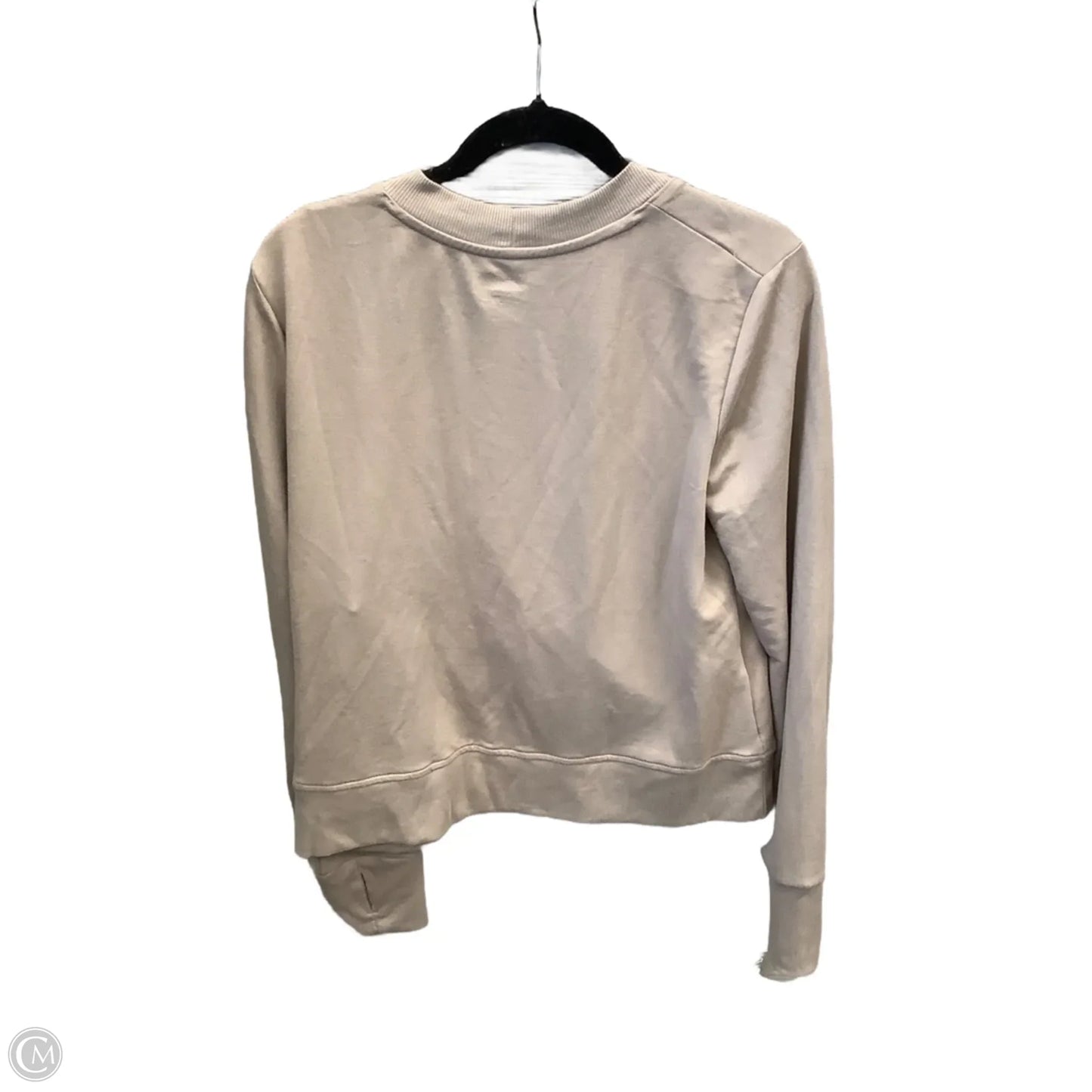 Athletic Top Long Sleeve Crewneck By Avia In Brown, Size: L