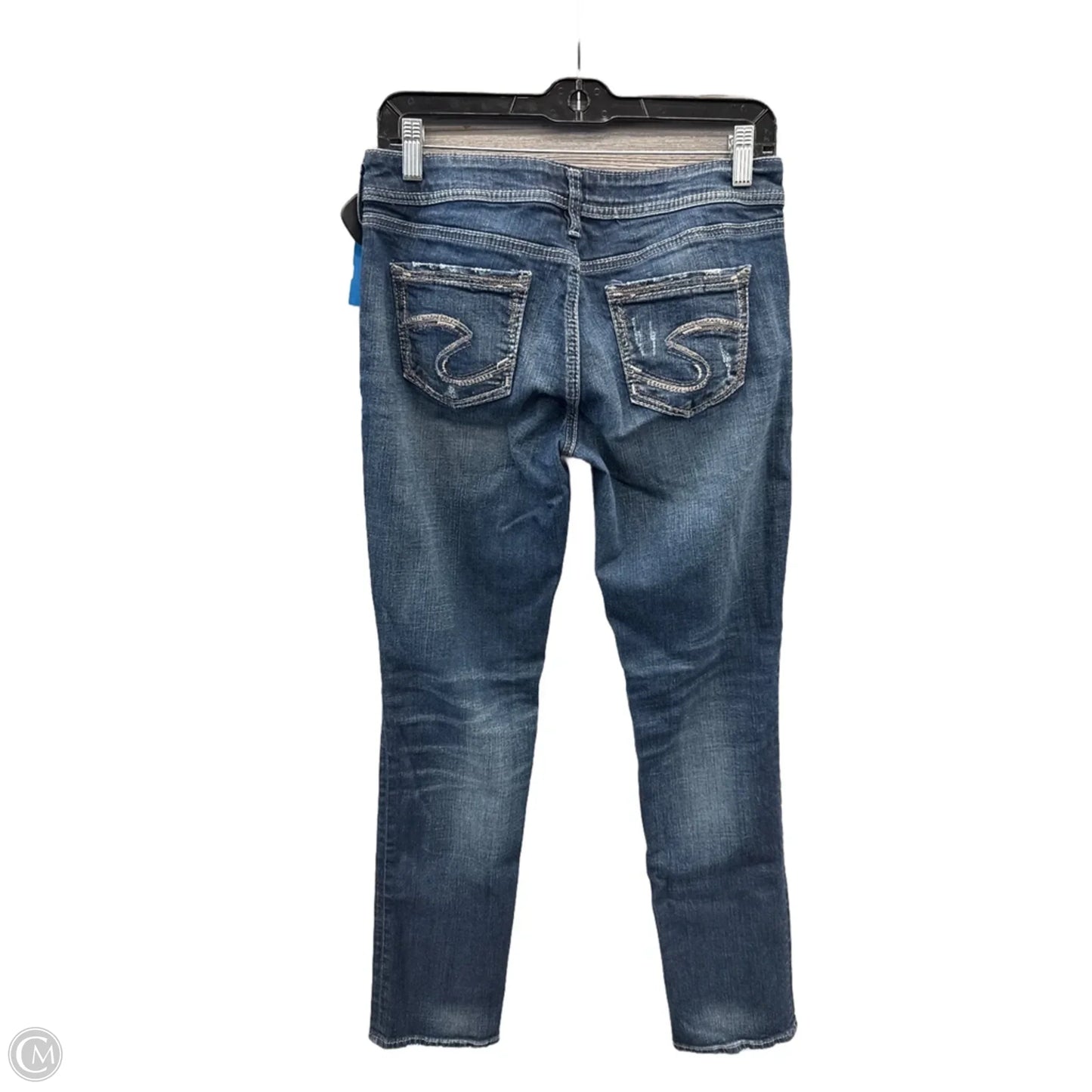 Jeans Straight By Silver In Blue Denim, Size: 2