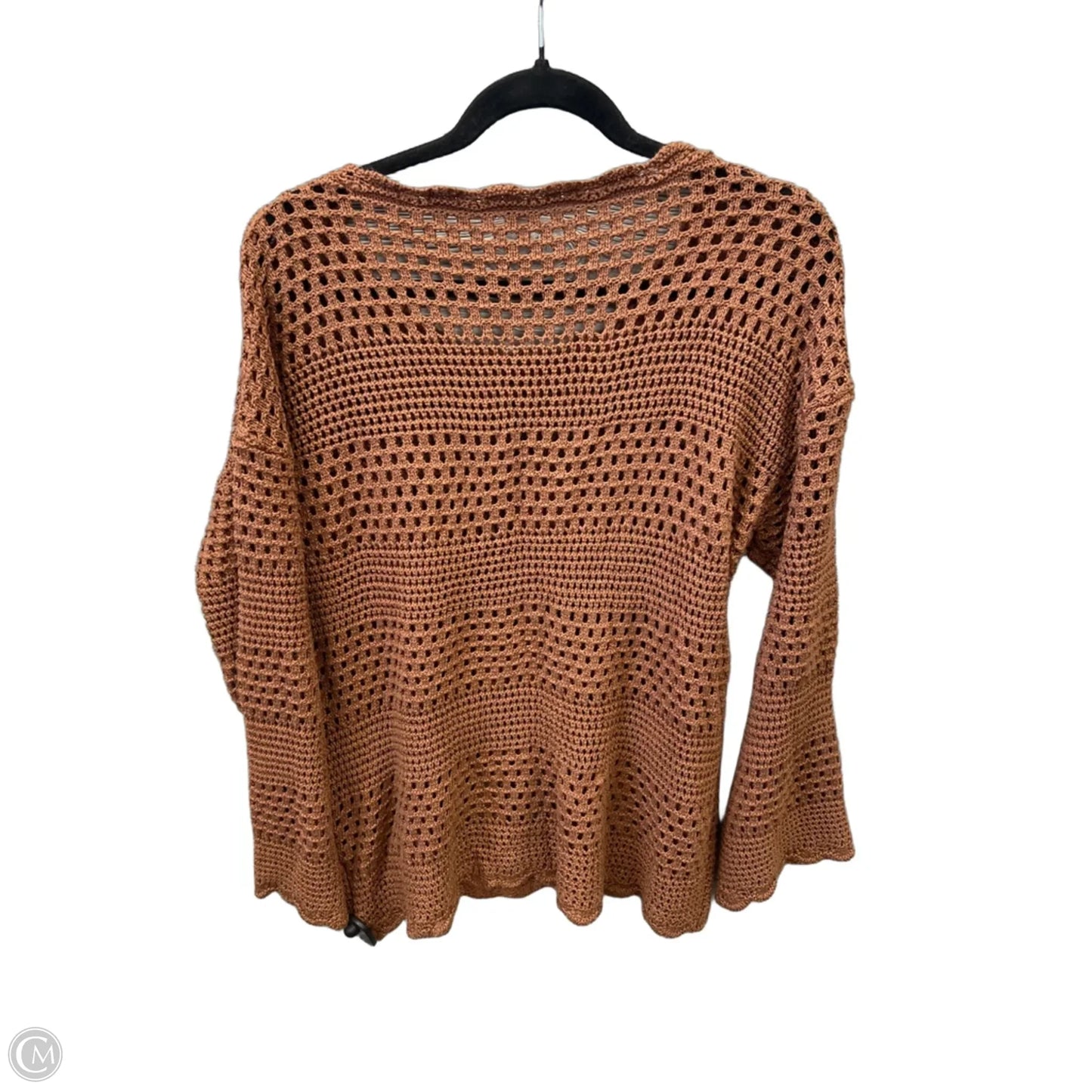 Sweater By Clothes Mentor In Brown, Size: L