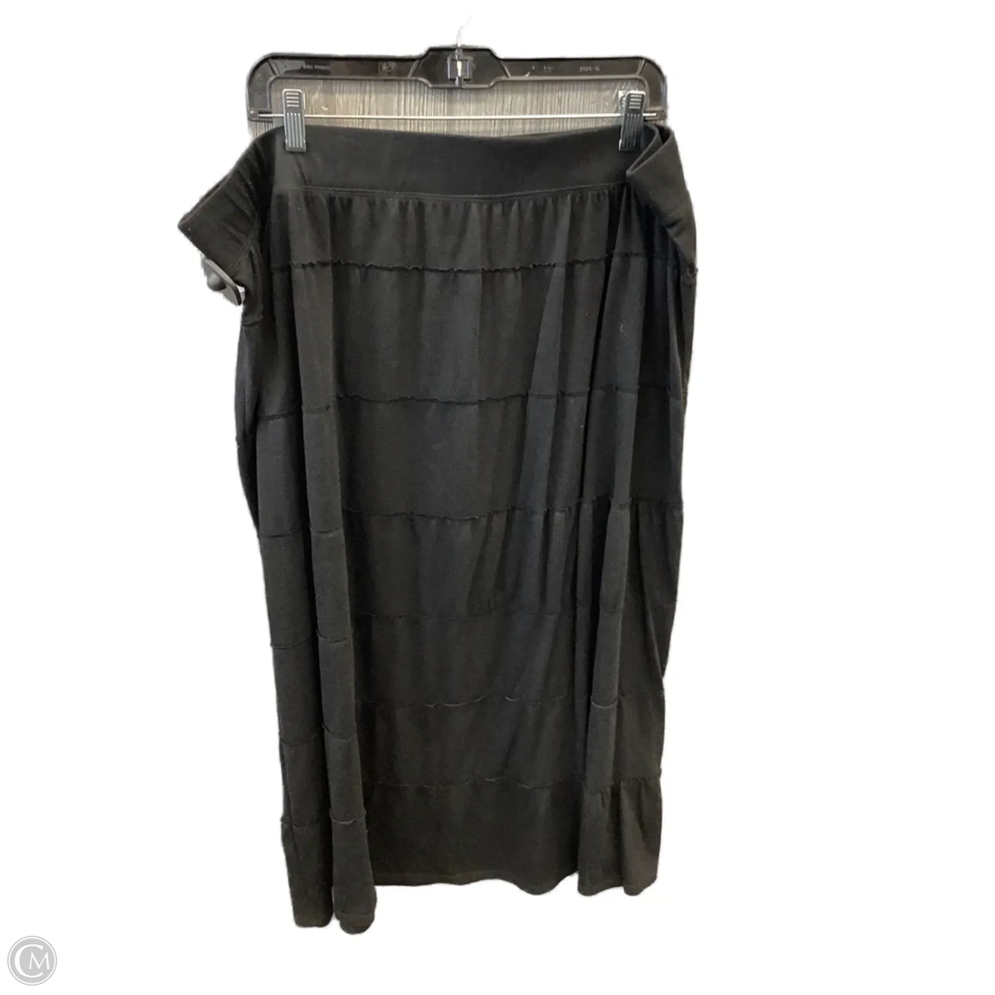 Skirt Maxi By Dressbarn In Black, Size: 22