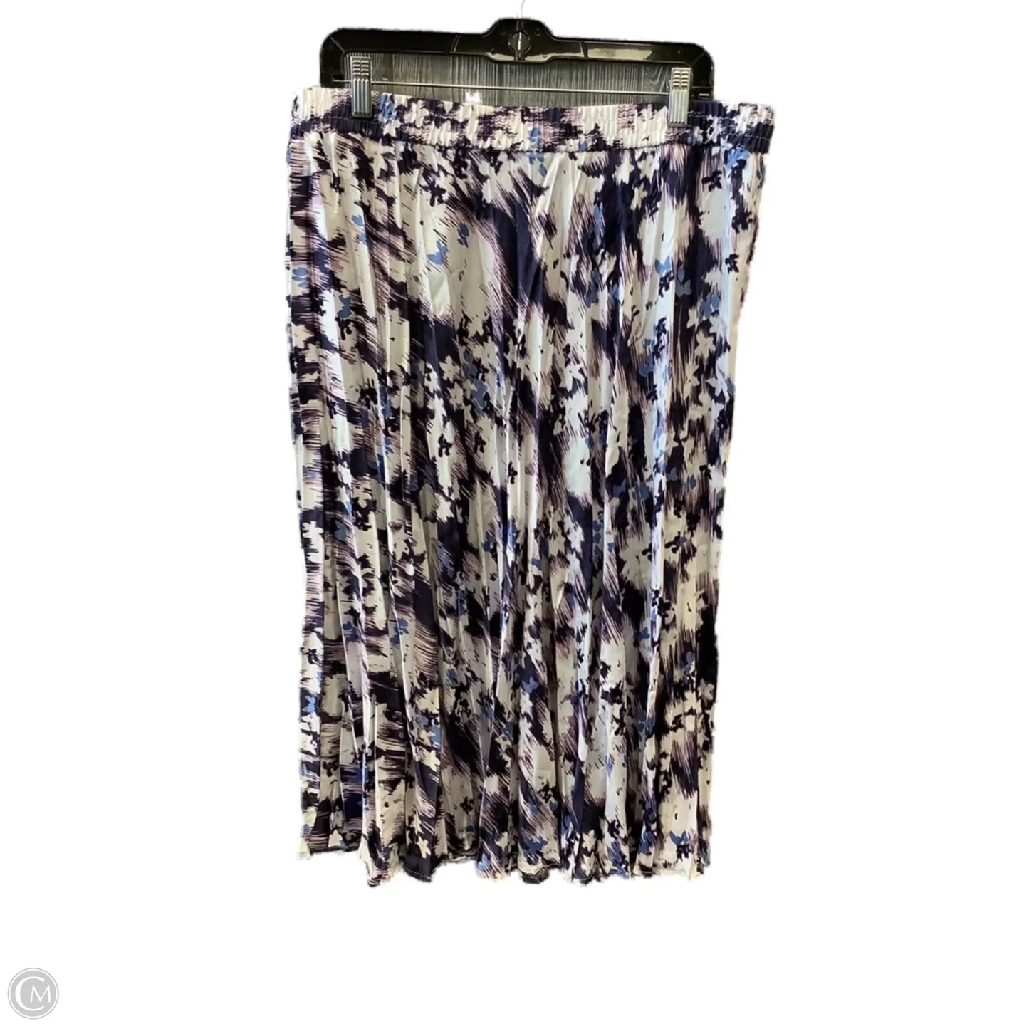 Skirt Midi By Time And Tru In Purple, Size: 3x
