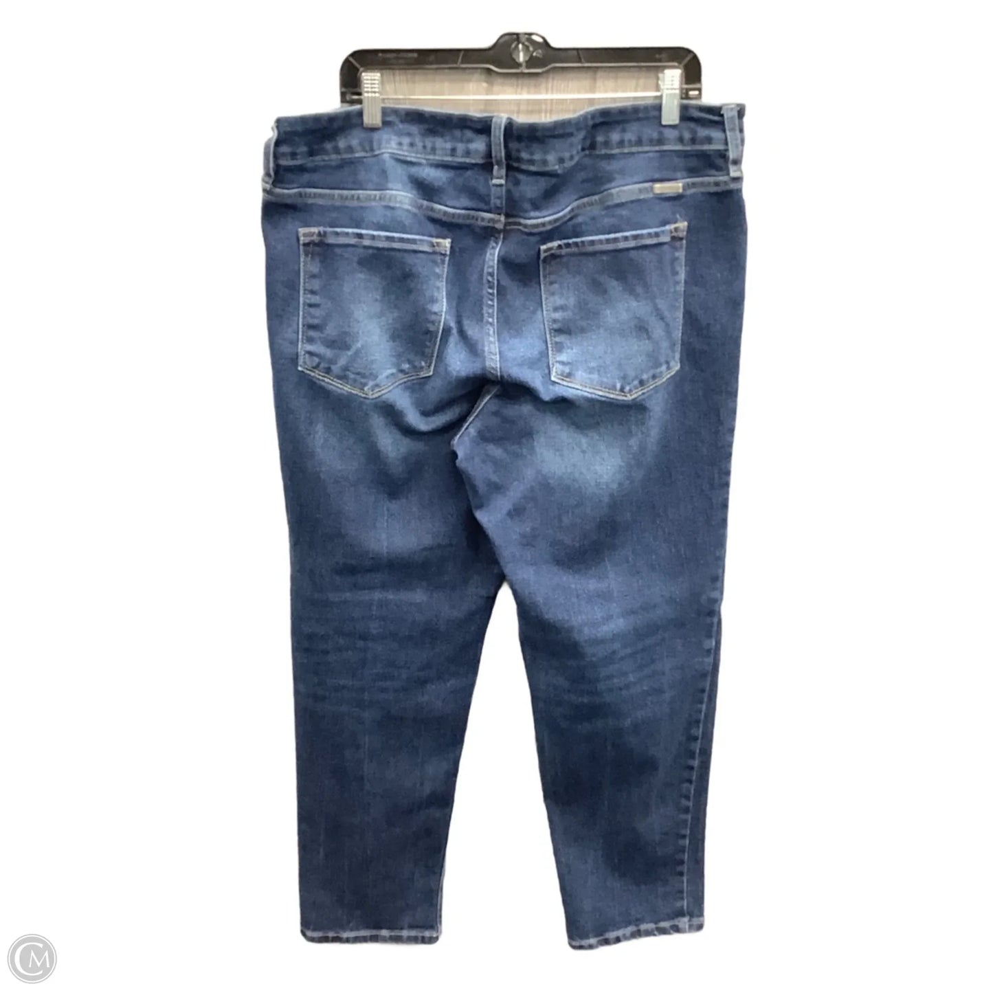 Jeans Cropped By Maurices In Blue Denim, Size: 18