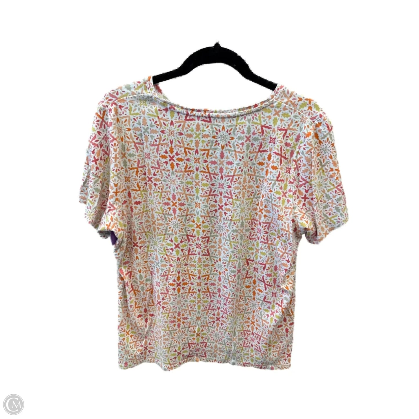 Top Short Sleeve By Croft And Barrow In Pink, Size: 0x