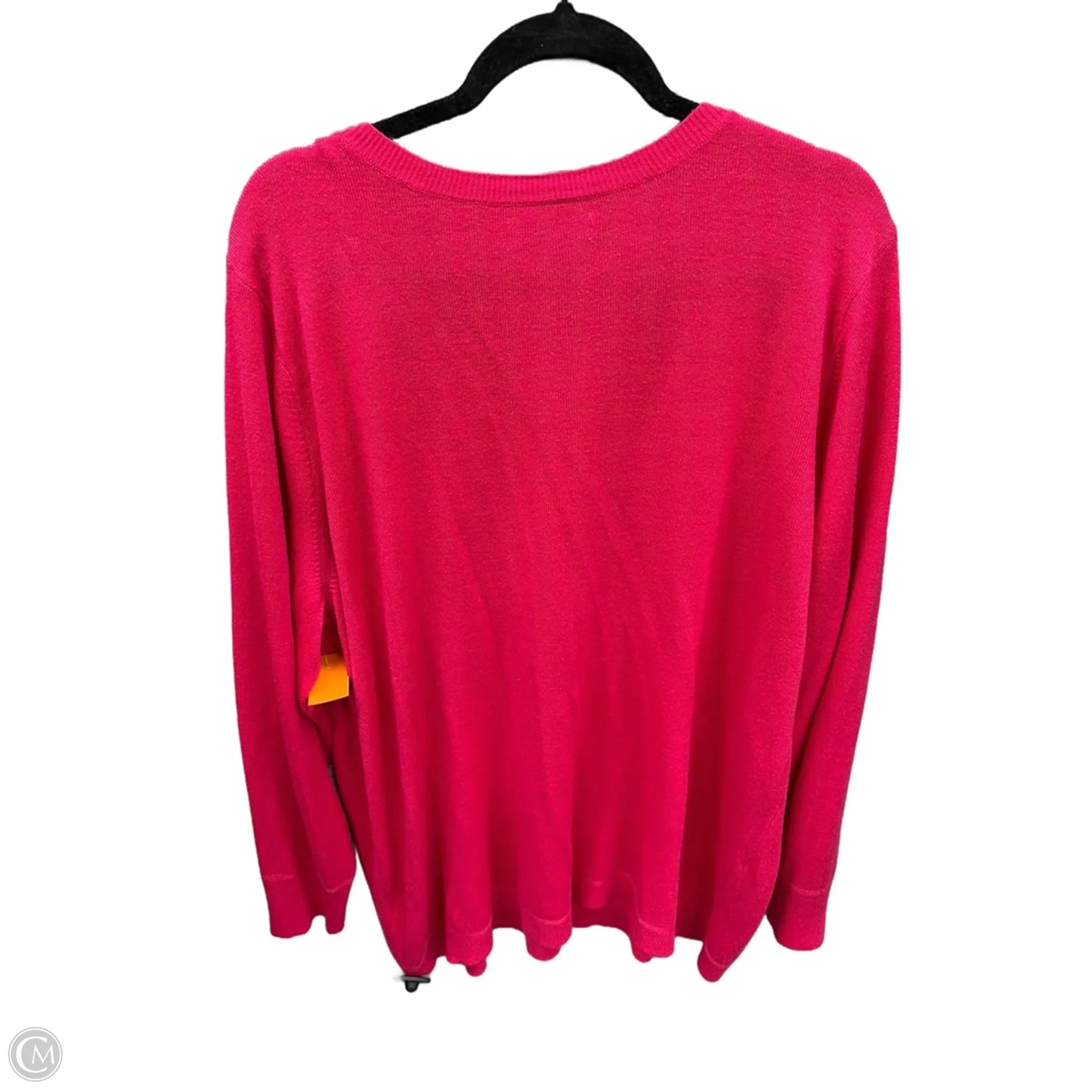 Sweater By Croft And Barrow In Pink, Size: 3x