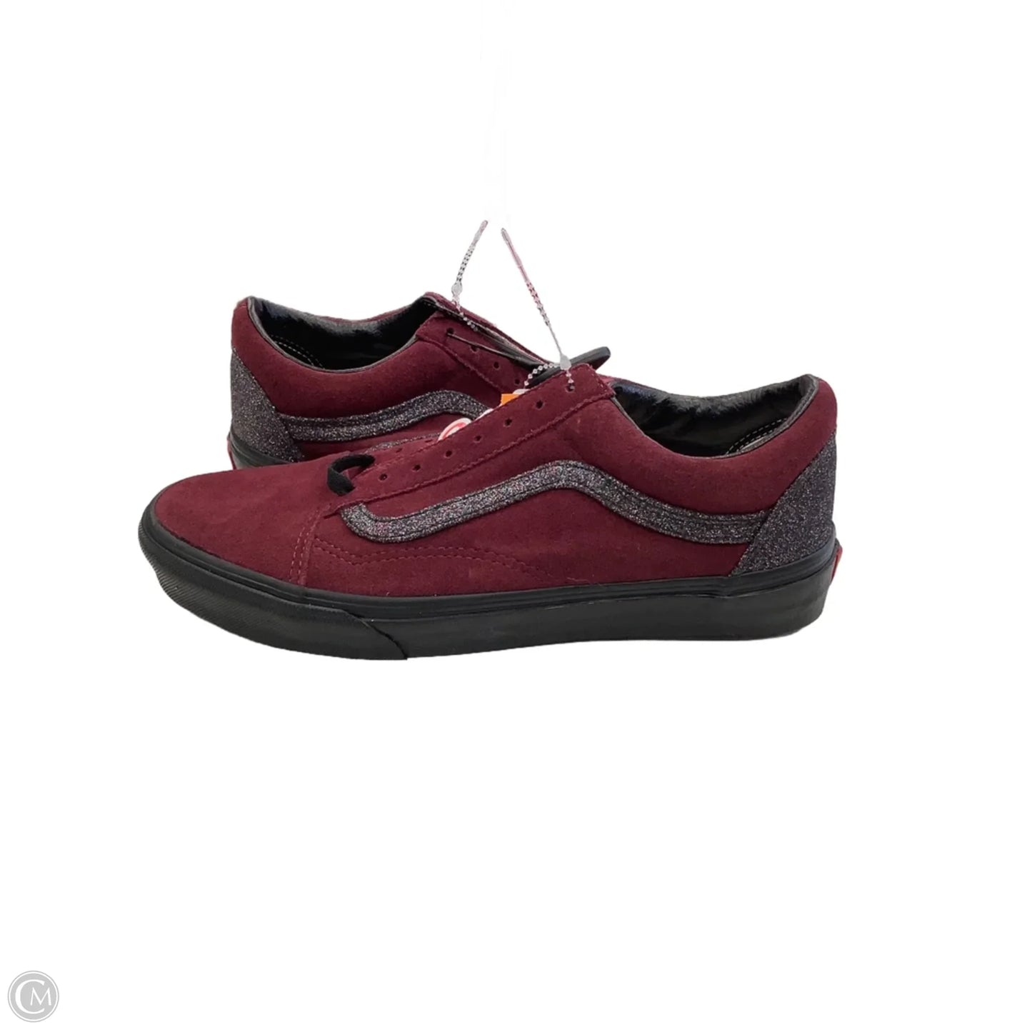 Shoes Sneakers By Vans In Maroon, Size: 10