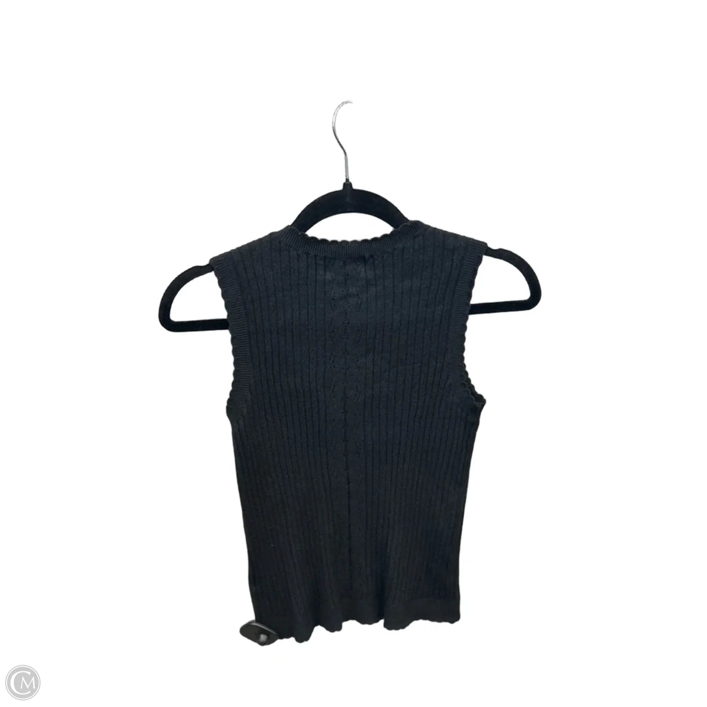 Top Sleeveless By Universal Thread In Black, Size: M